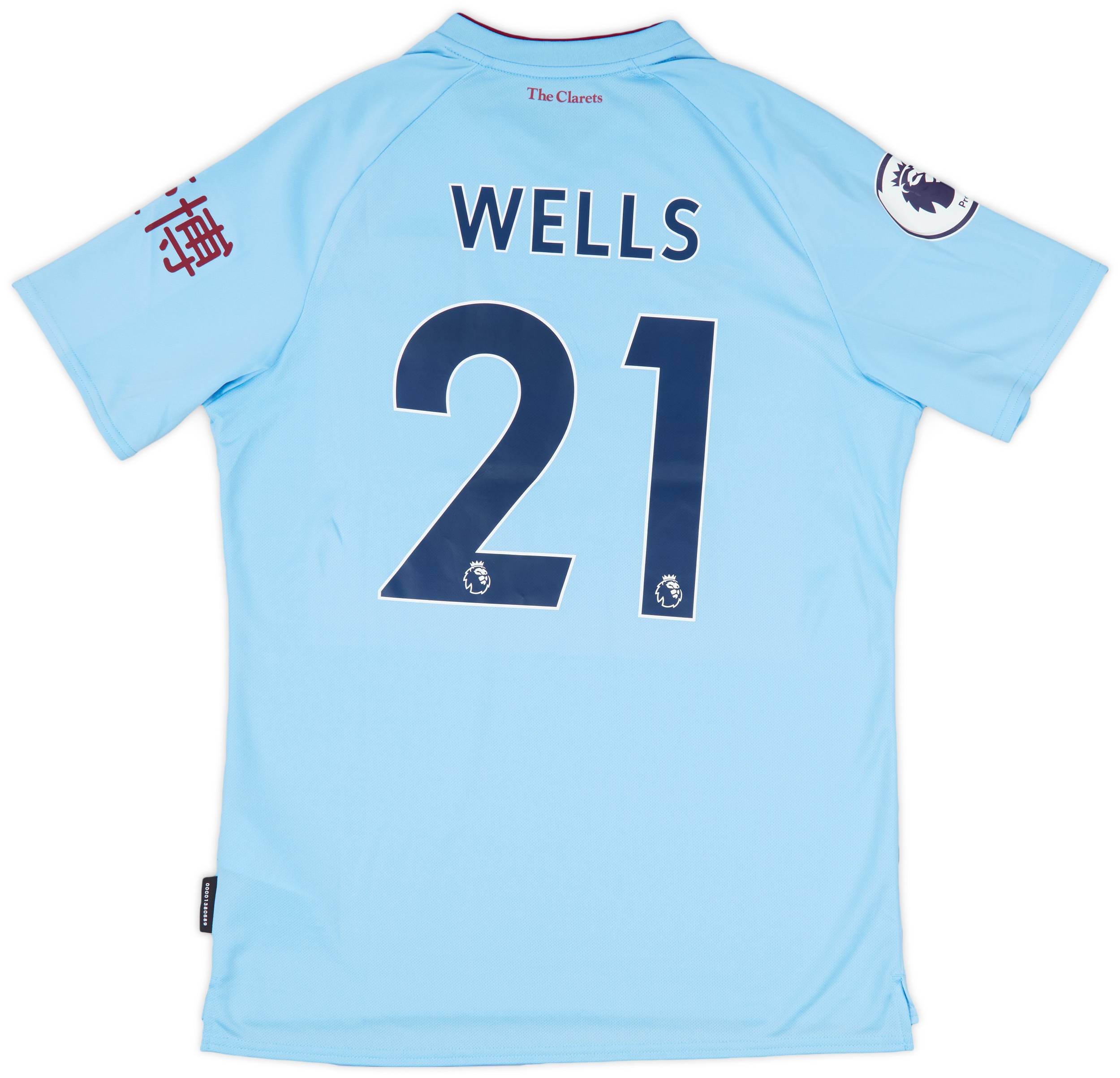 2019-20 Burnley Away Shirt Wells #21 (M)