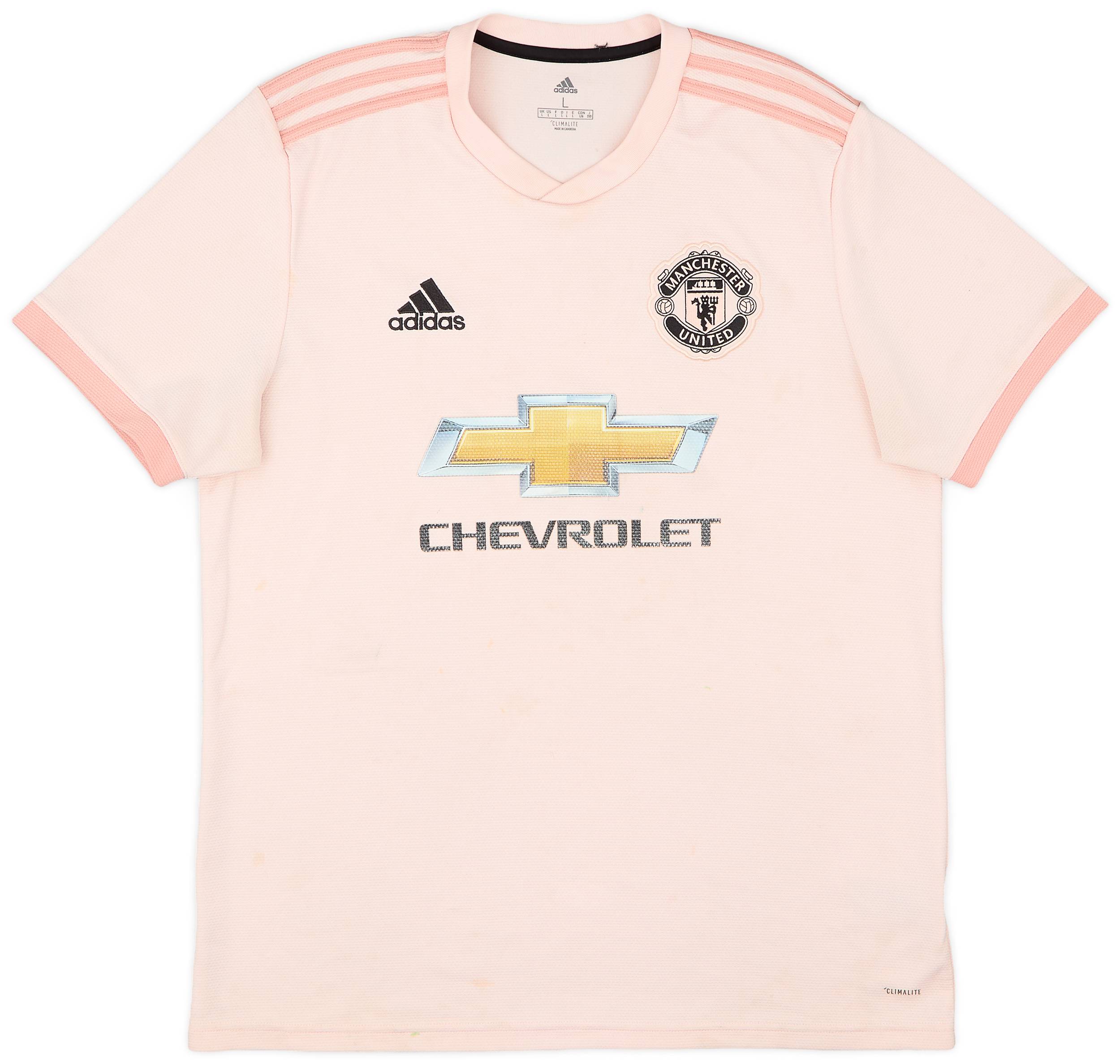 2018-19 Manchester United Away Shirt - 5/10 - (L)
