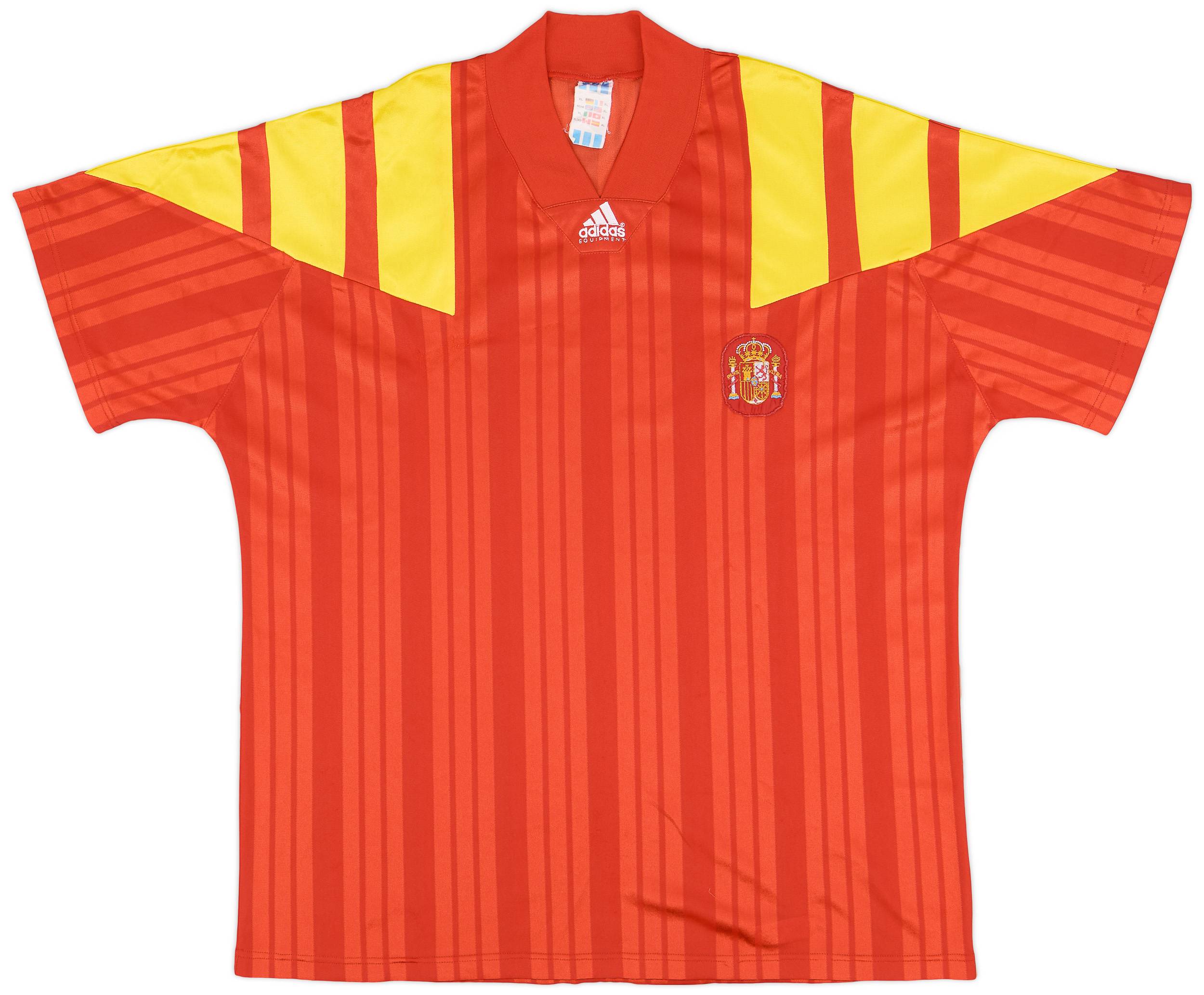 1992-94 Spain Home Shirt - 6/10 - (XL)