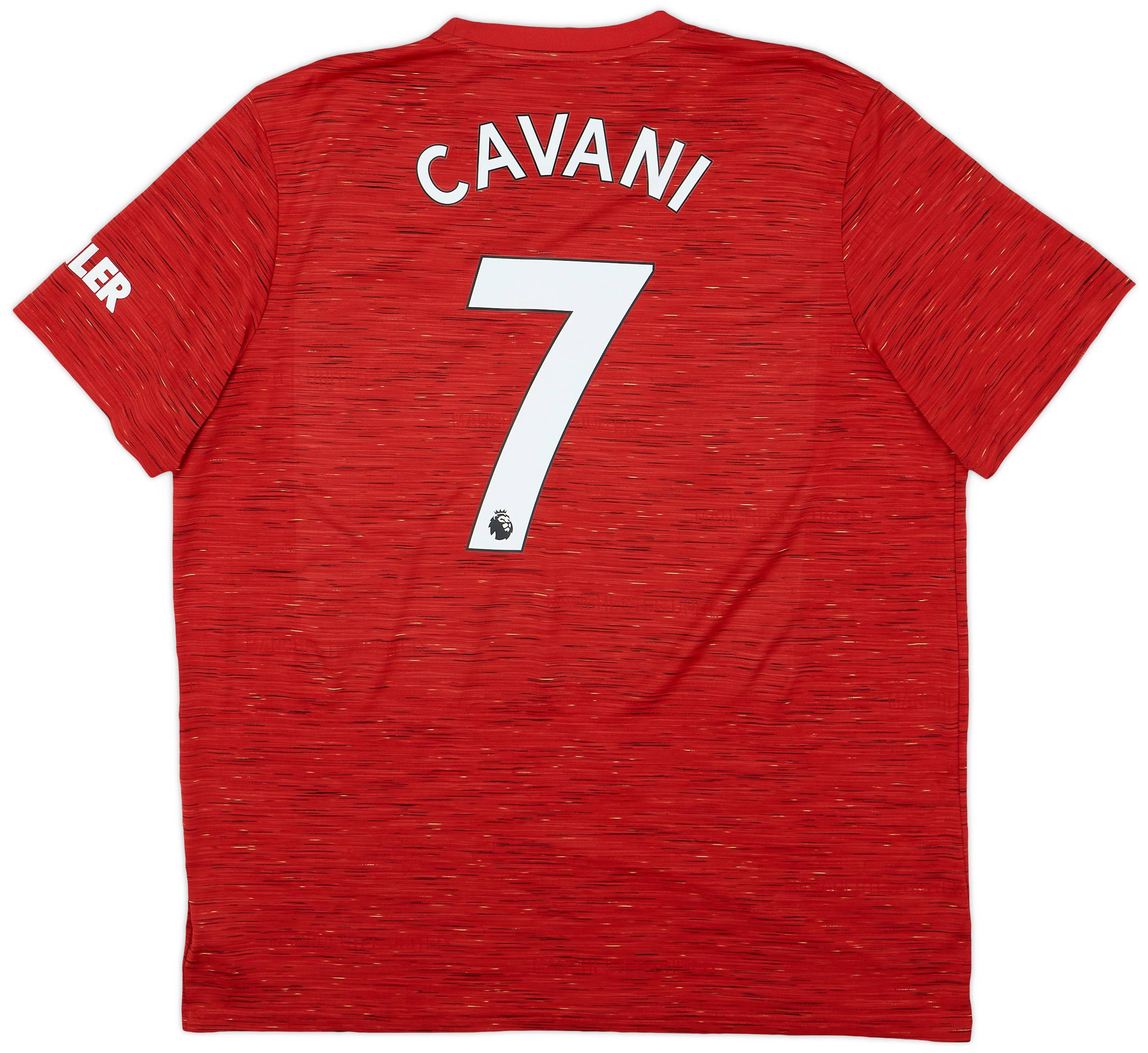 2020-21 Manchester United Home Shirt Cavani #7 - 7/10 - (XXL)