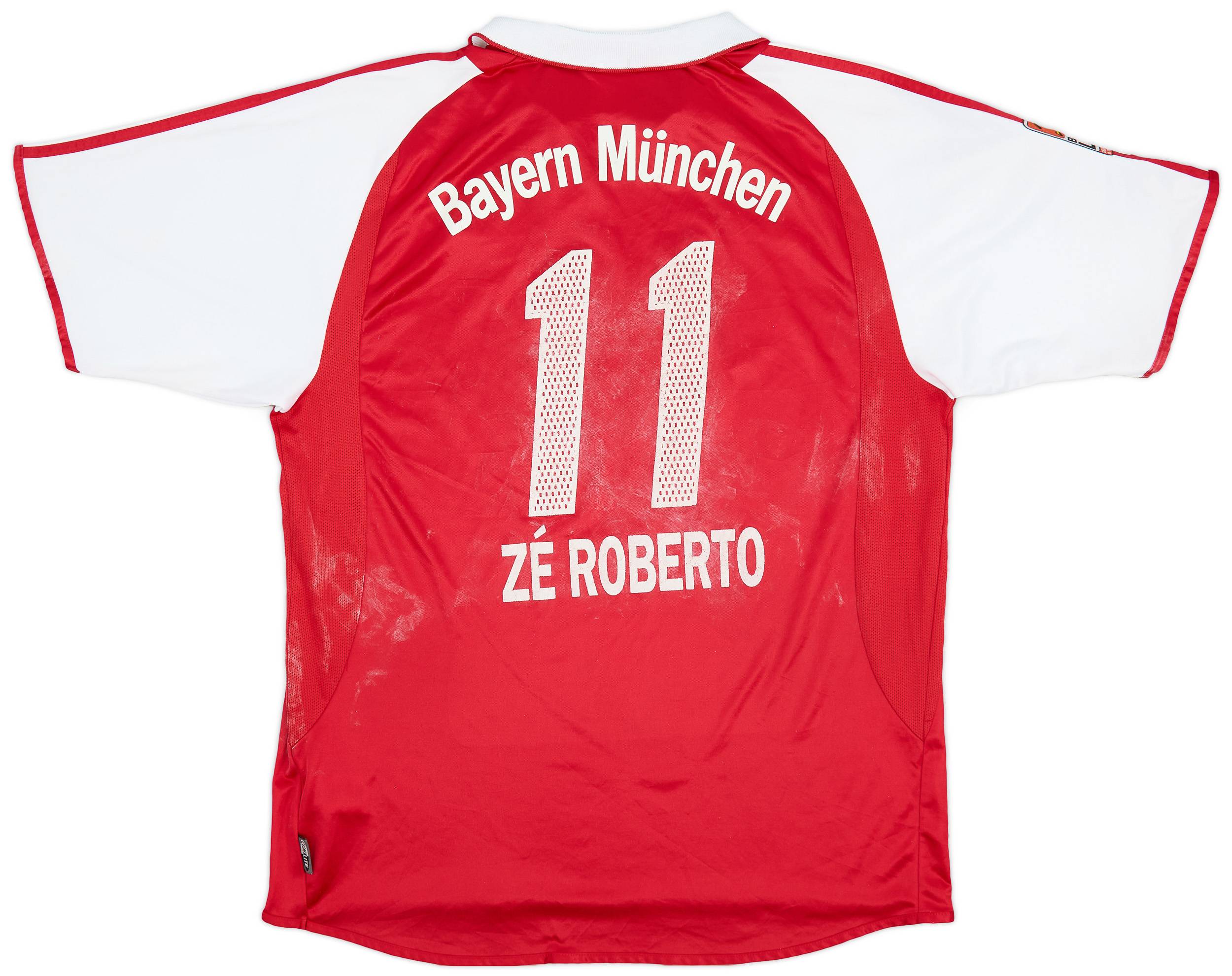 2003-04 Bayern Munich Home Shirt Zé Roberto #11 - 4/10 - (XL)