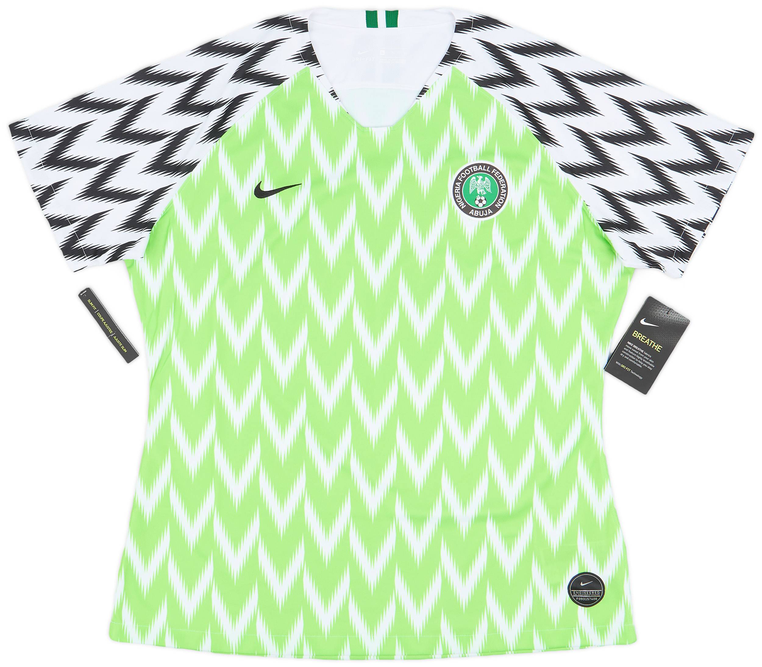 2018-19 Nigeria Home Shirt (Women's XL)