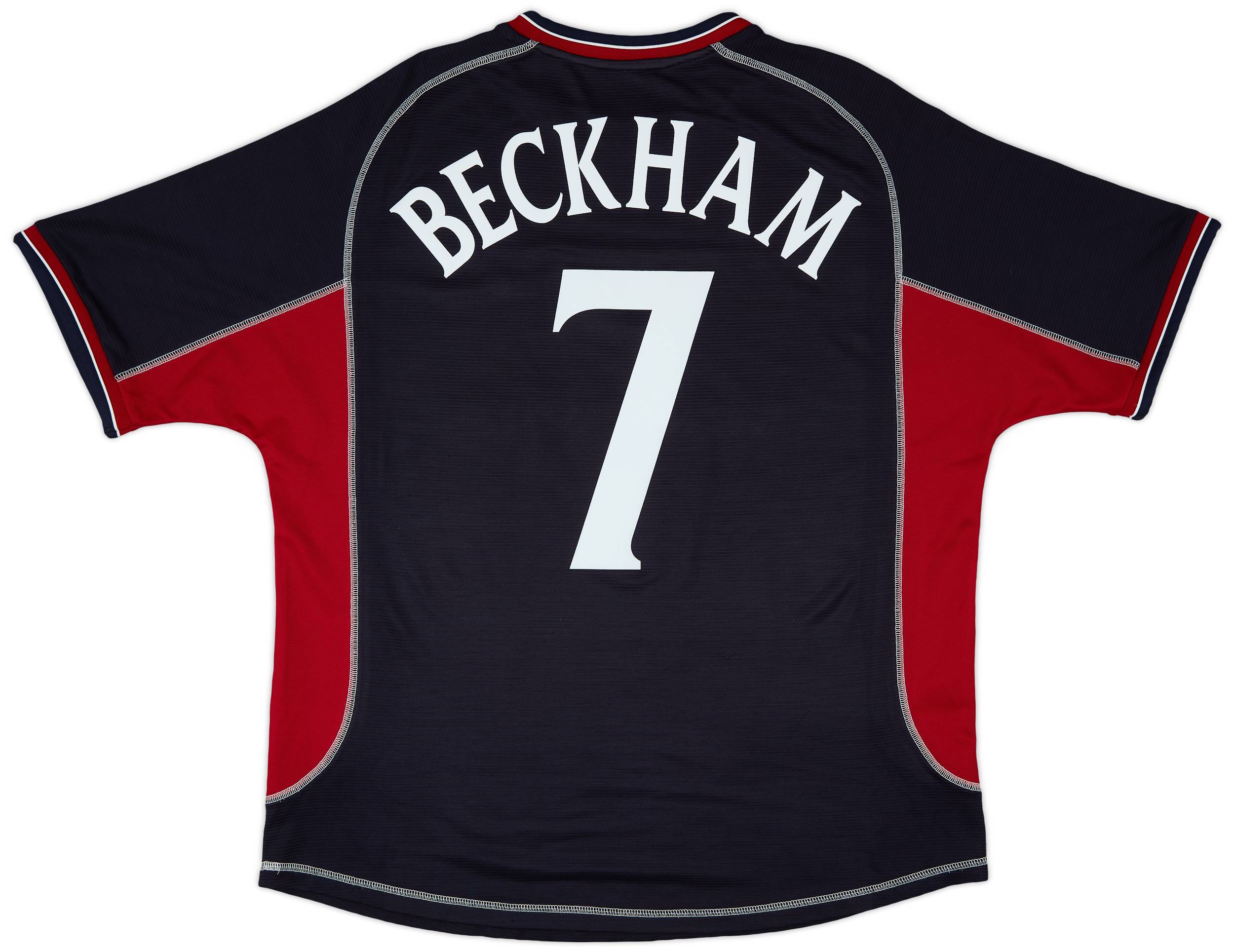 2000-01 Manchester United Third Shirt Beckham #7 - 9/10 - (XL)