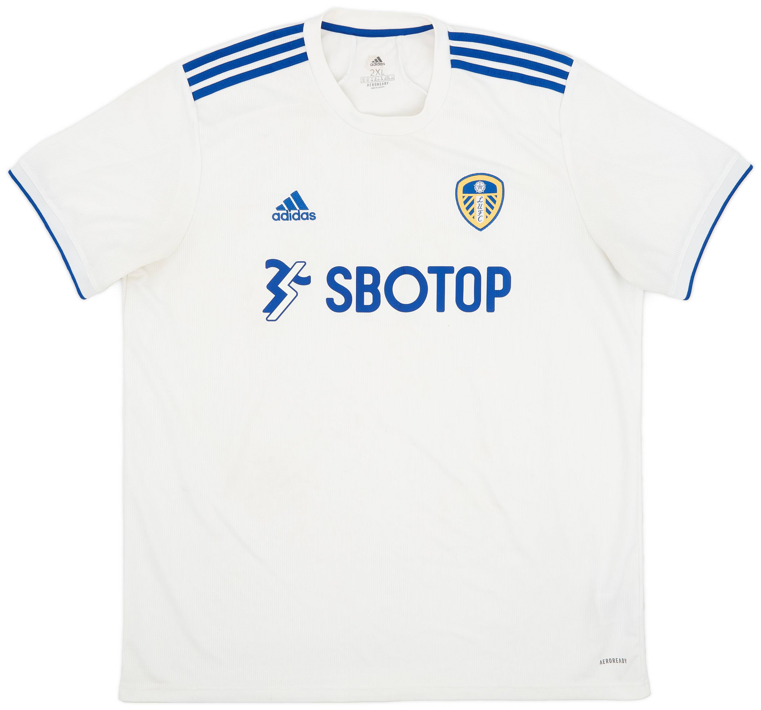 2020-21 Leeds United Home Shirt - 5/10 - (XXL)