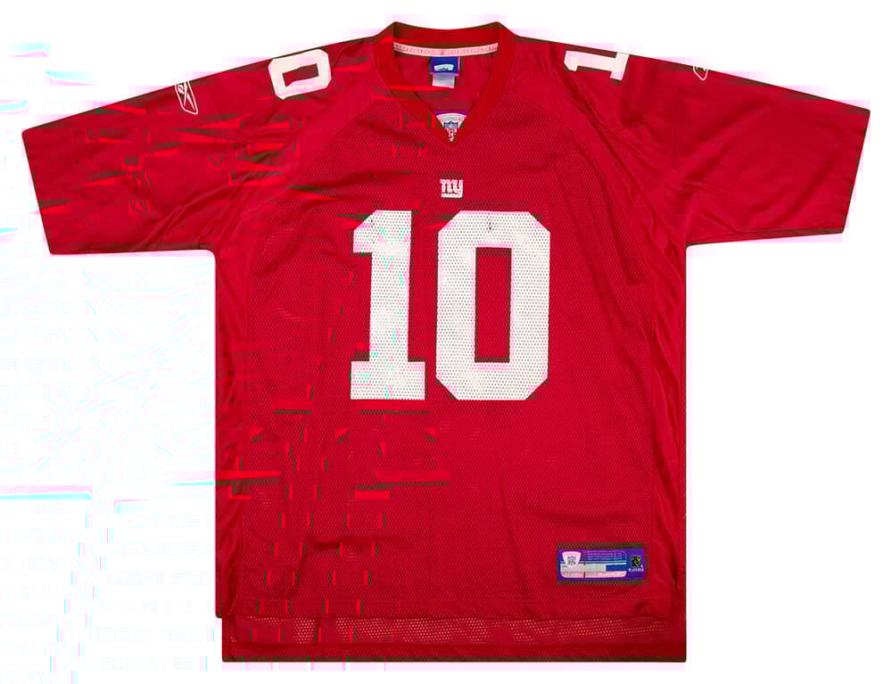 2005-06 New York Giants Manning #10 Reebok On Field Jersey (Alternate) XXL