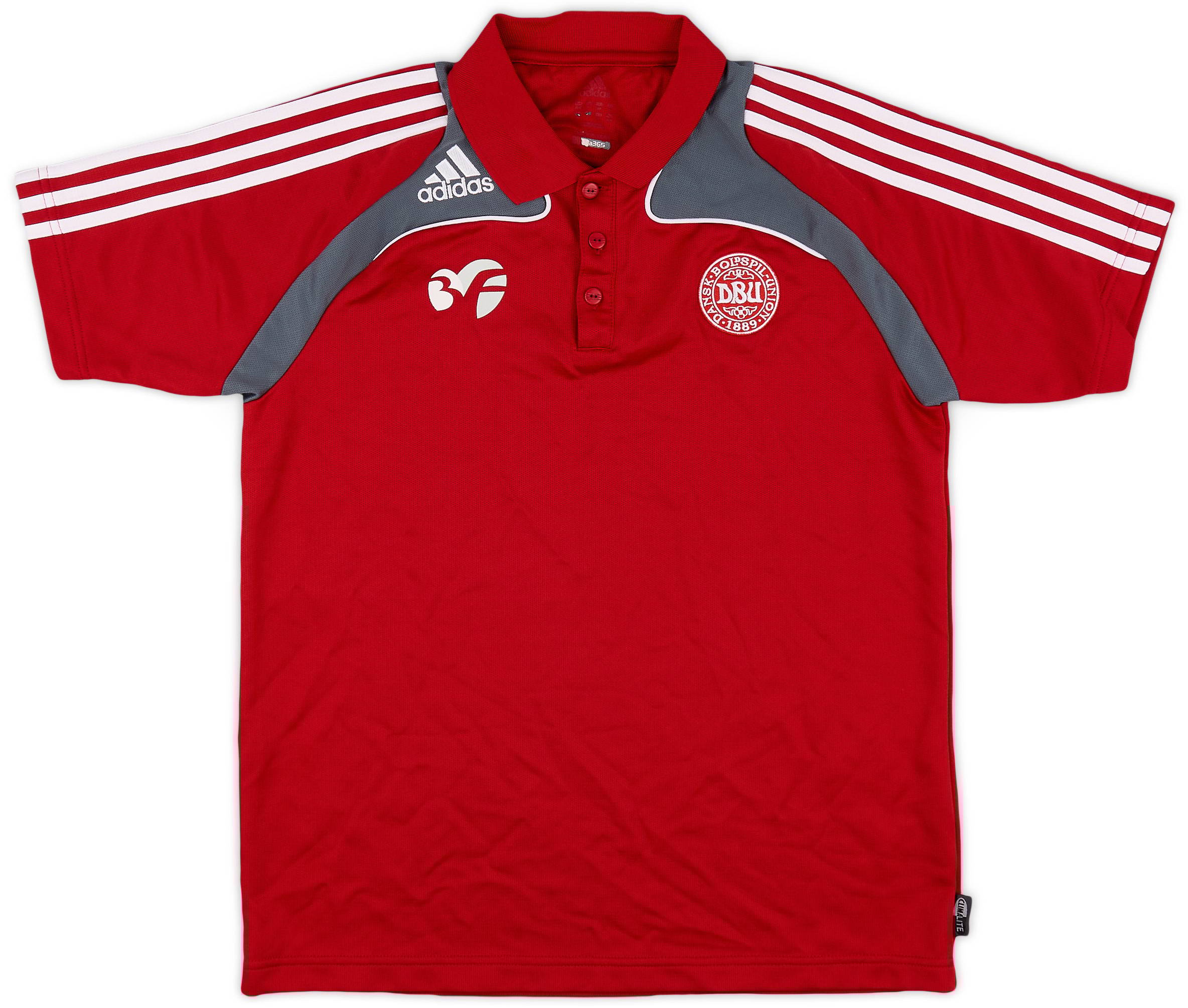 2007-08 Denmark adidas Polo Shirt - 8/10 - (M)