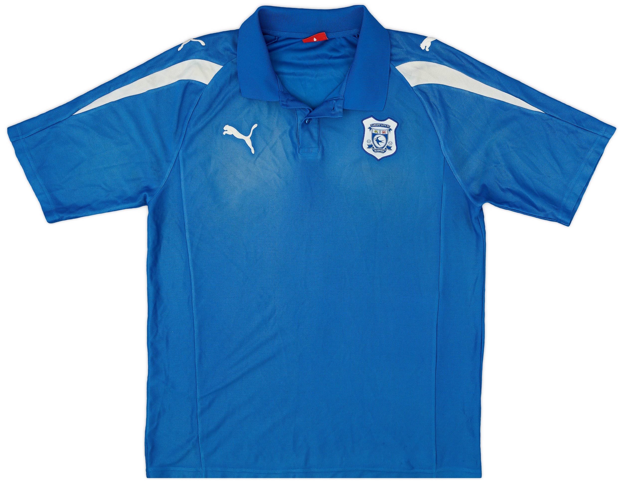 2010-11 Cardiff City Puma Polo Shirt - 8/10 - (L)