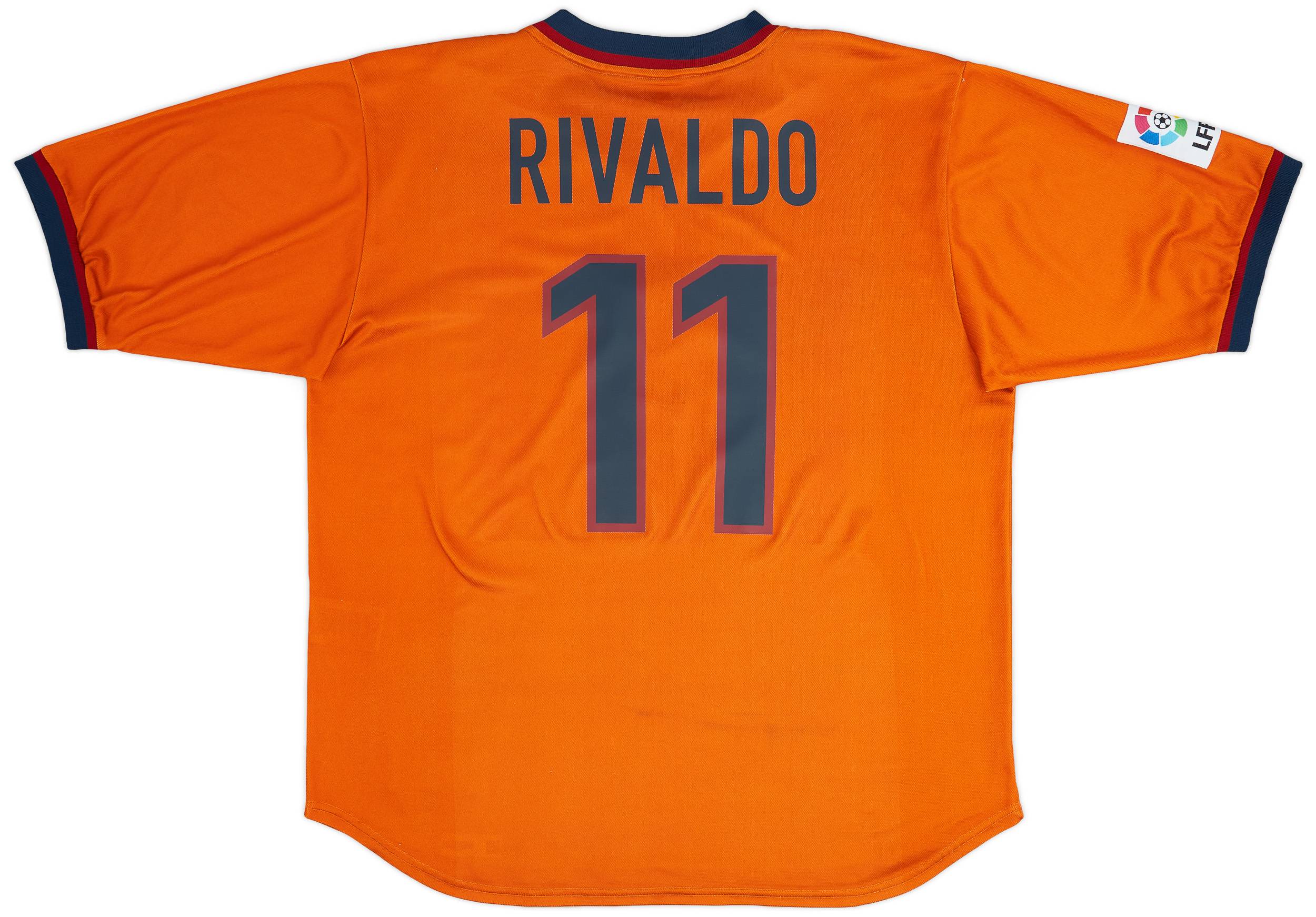 1998-99 Barcelona Third Shirt Rivaldo #11 - 8/10 - (XL)