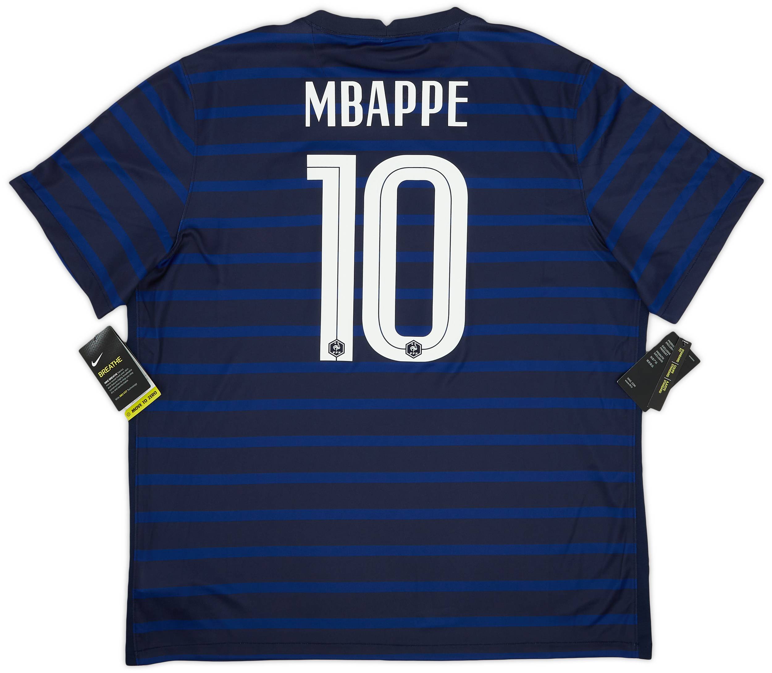 2020-21 France Home Shirt Mbappe #10 (XXL)