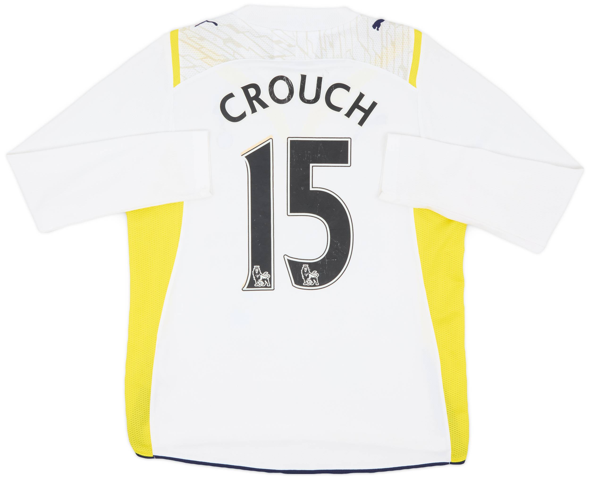 2009-10 Tottenham Home L/S Shirt Crouch #15 - 5/10 - (S)