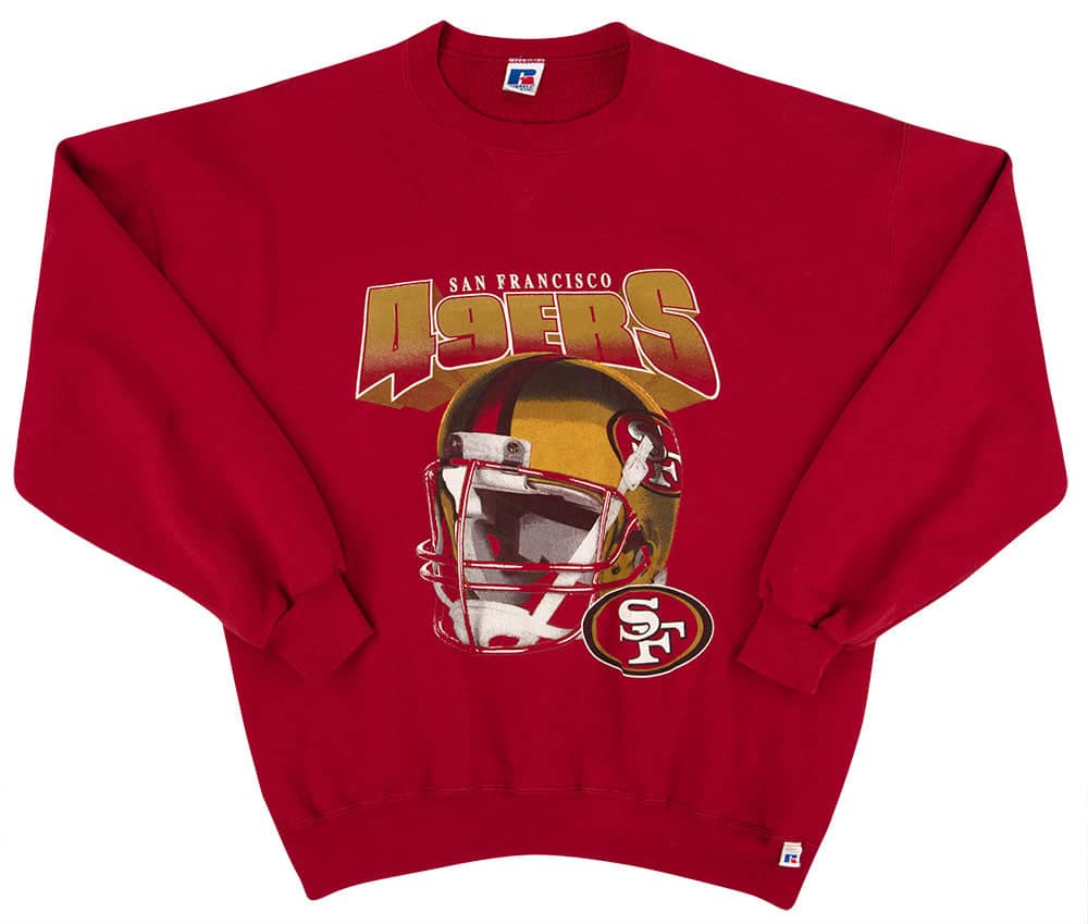 1990s San Francisco 49ers Russell Athletic Sweat Top XL