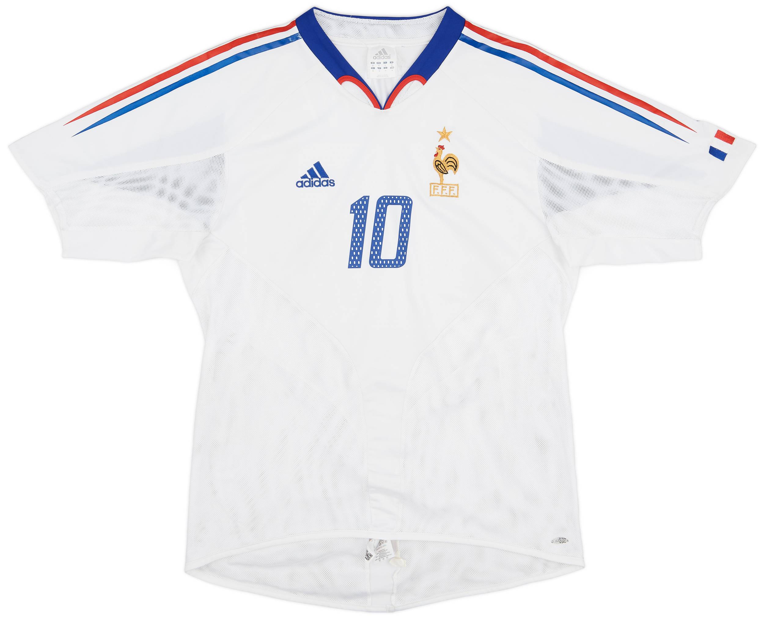 2004-06 France Away Shirt Zidane #10 - 7/10 - (M)
