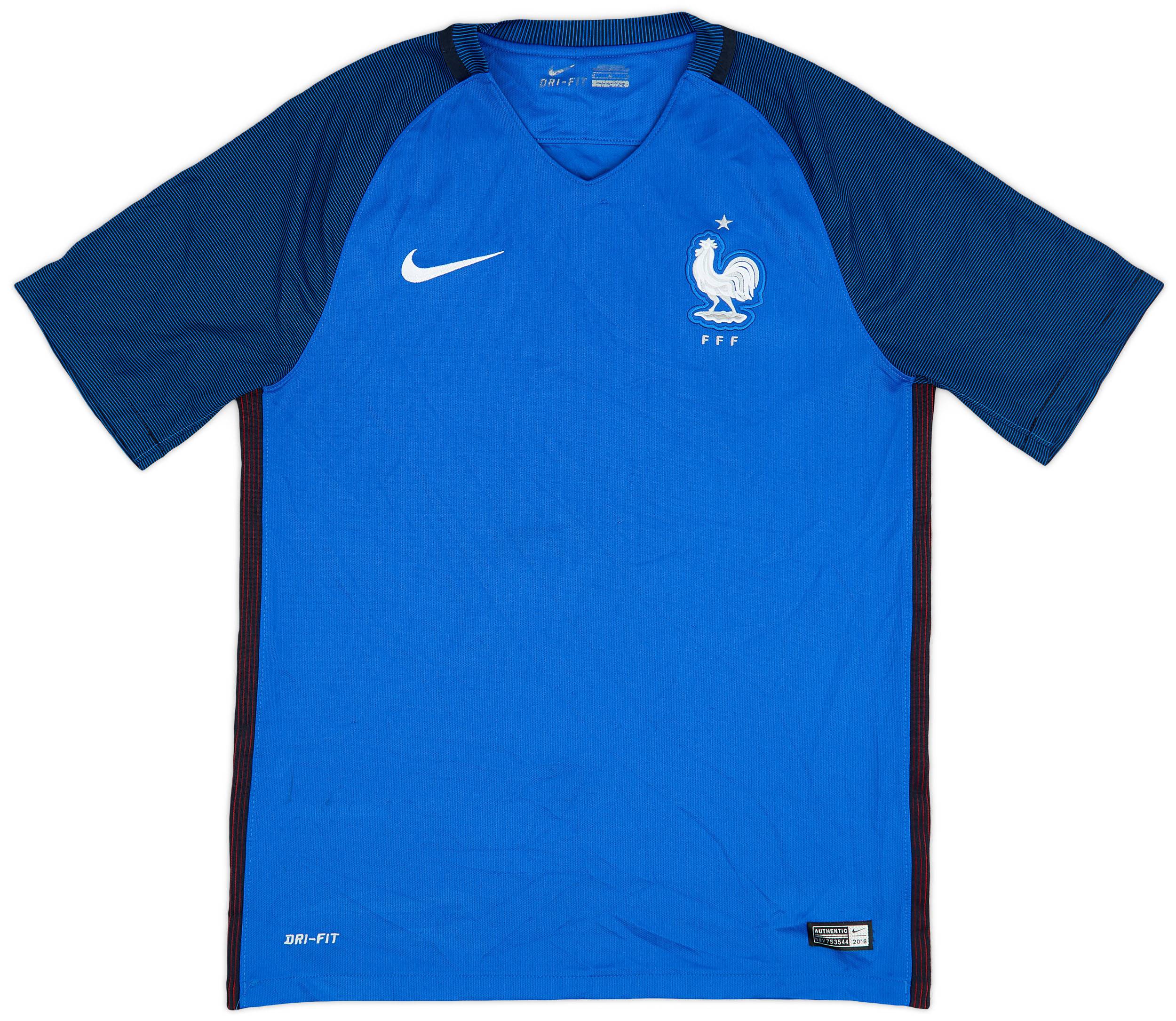 2016-17 France Home Shirt - 8/10 - (M)
