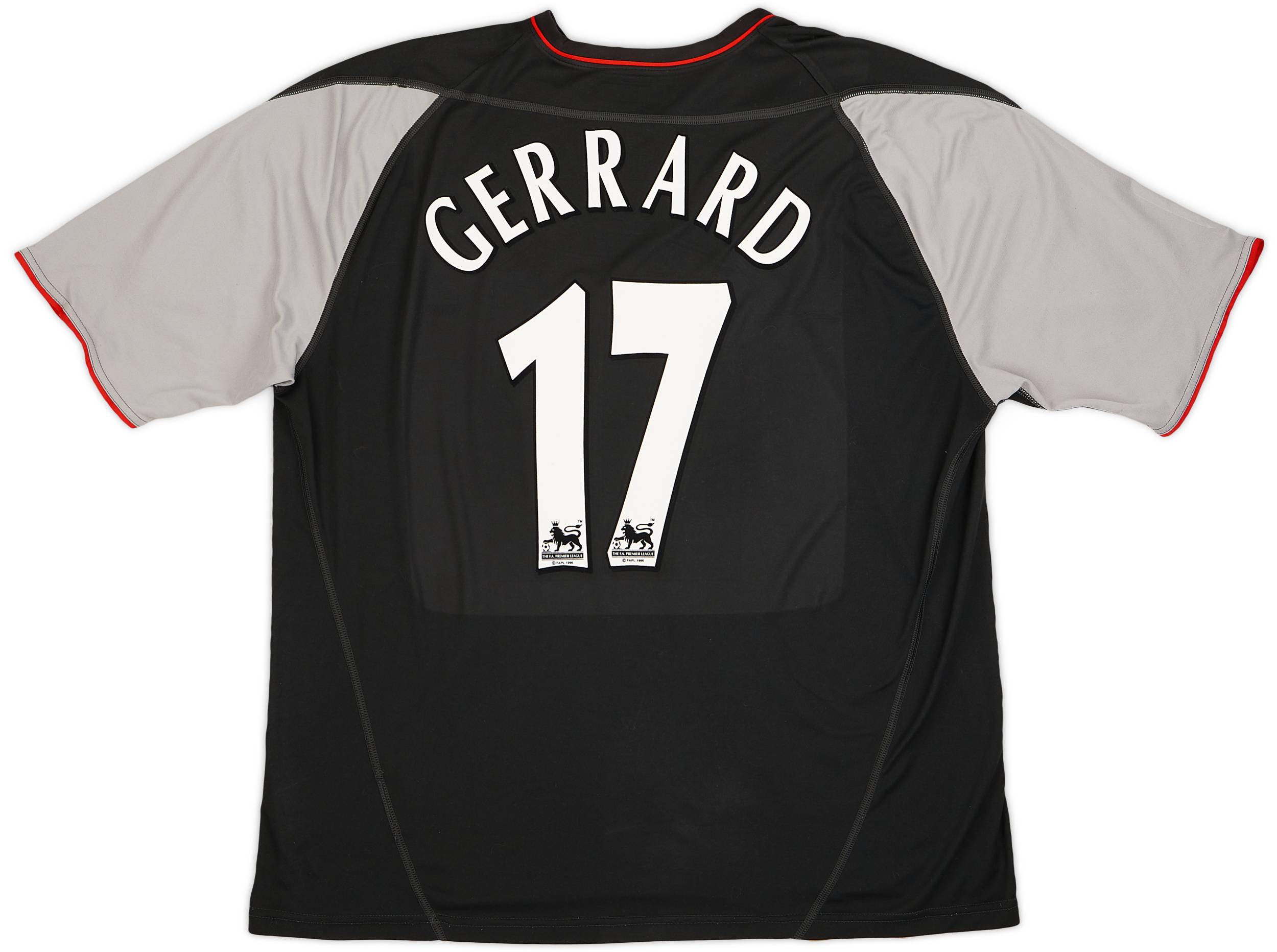 2002-04 Liverpool Away Shirt Gerrard #17 - 8/10 - (XXL)
