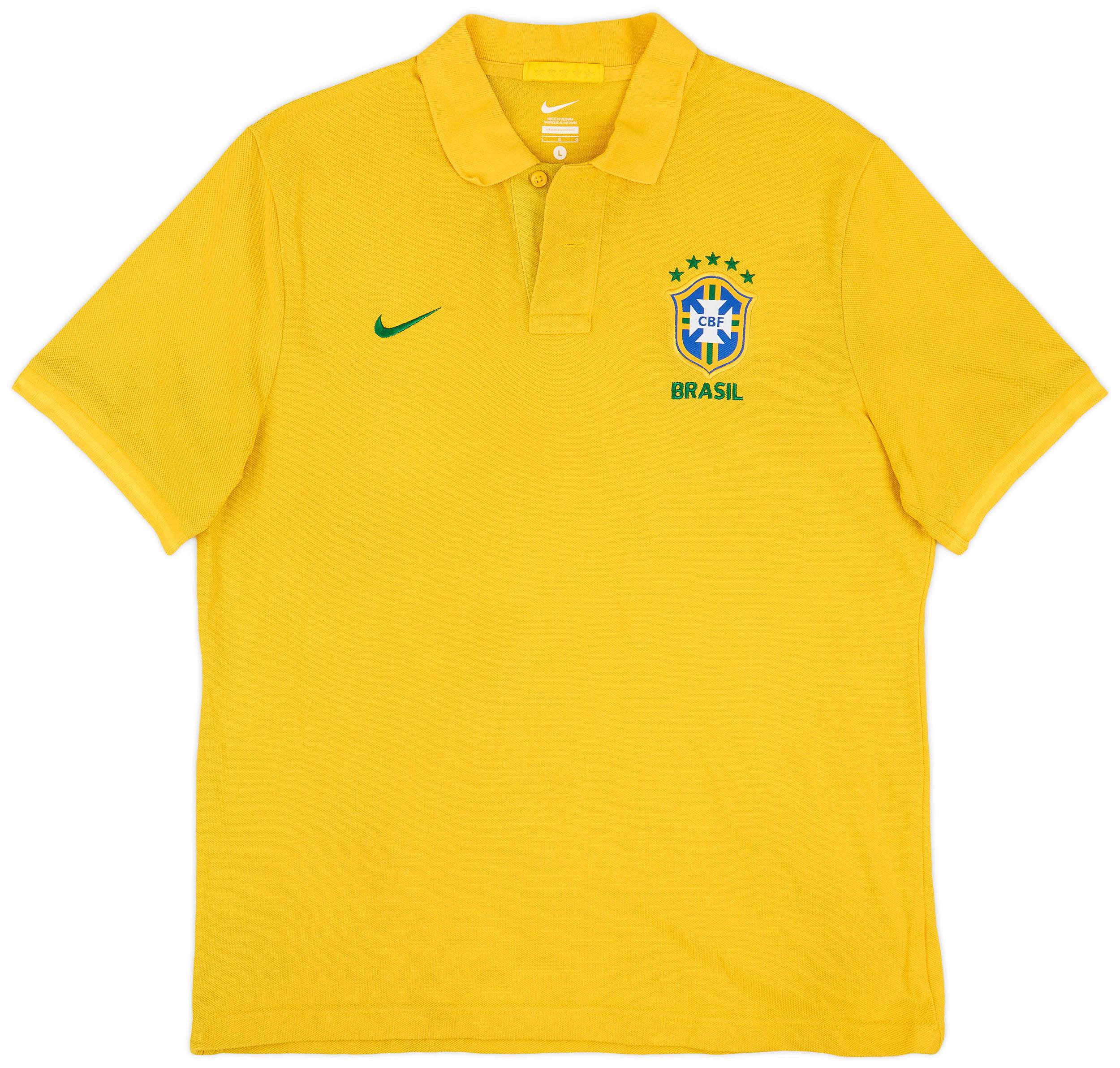 2013-14 Brazil Nike Polo Shirt - 6/10 - (L)