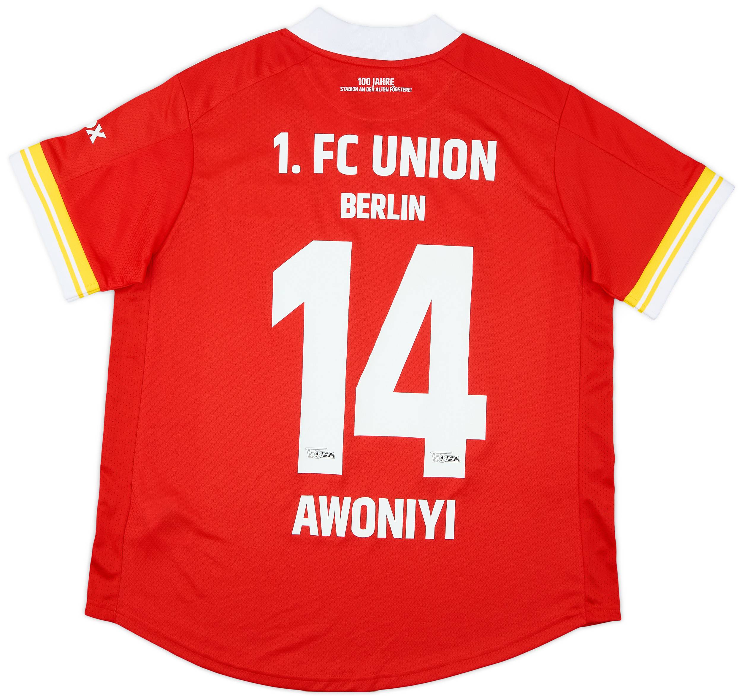2021-22 Union Berlin Home Shirt Awoniyi #14 - 8/10 - (Women's XL) Awoniyi #14 - 8/10 - (XL)