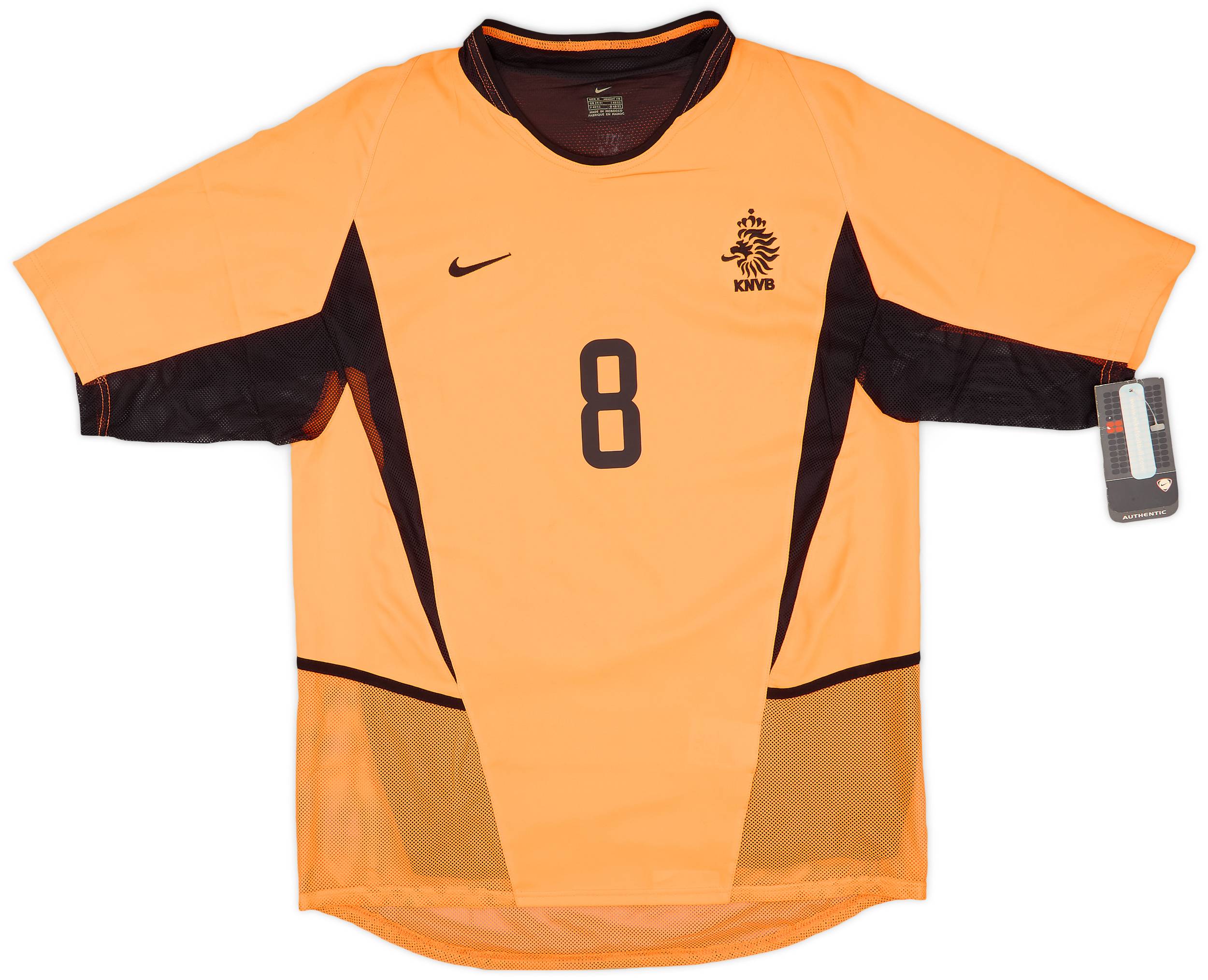 2002-04 Netherlands Player Issue Home Shirt Davids #8 (M)