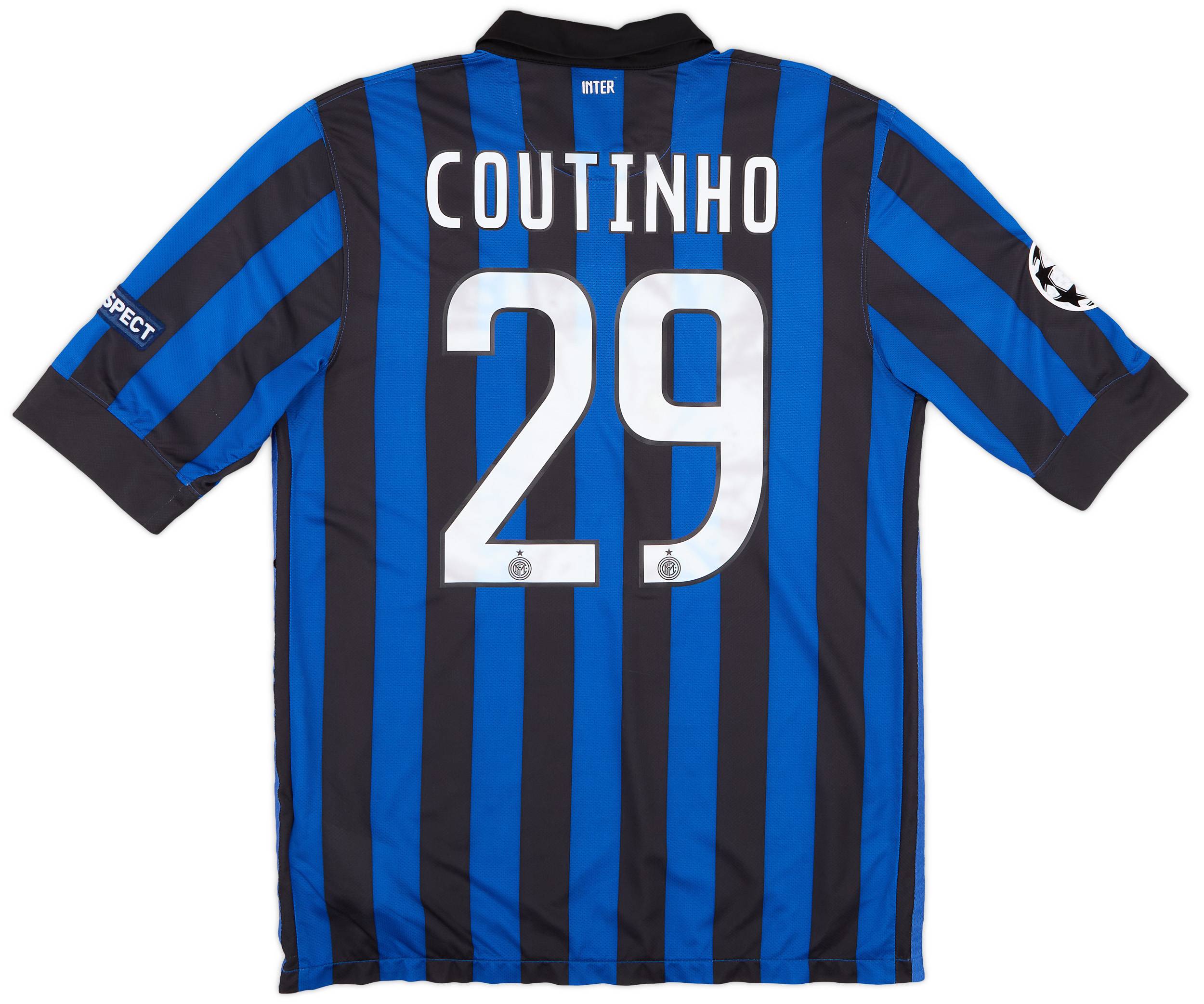 2011-12 Inter Milan Home Shirt Coutinho #29 - 6/10 - (M)