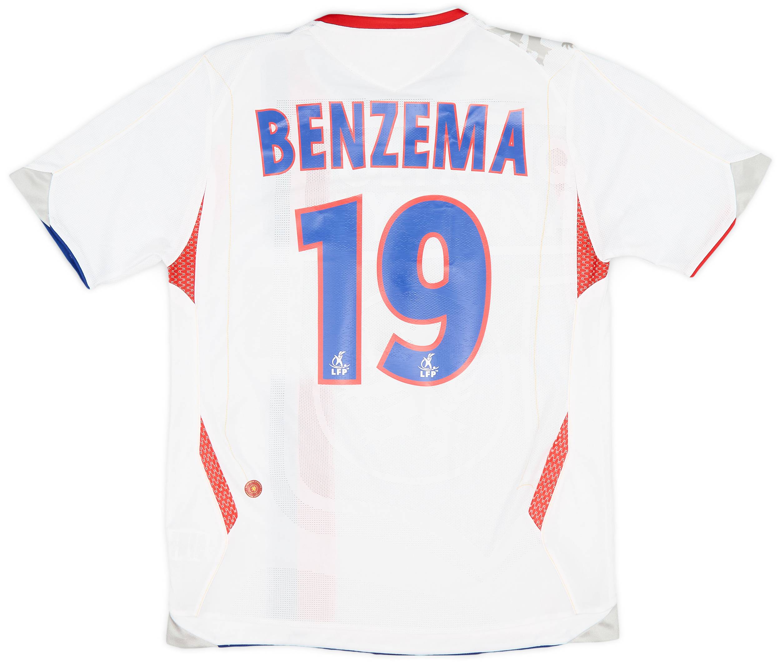 2006-07 Lyon Home Shirt Benzema #19 - 5/10 - (S)