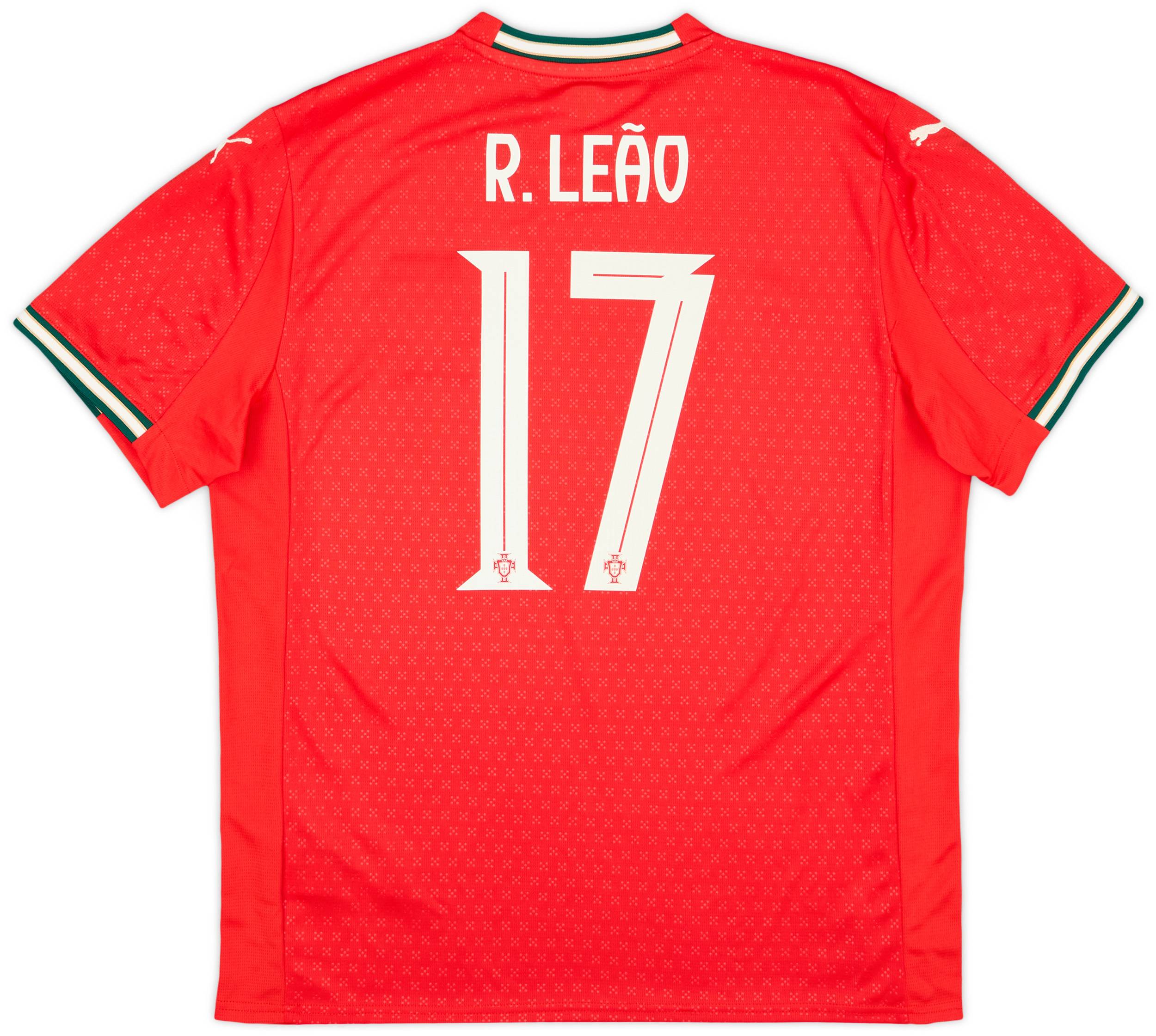 2025-26 Portugal Home Shirt R.Leao #17