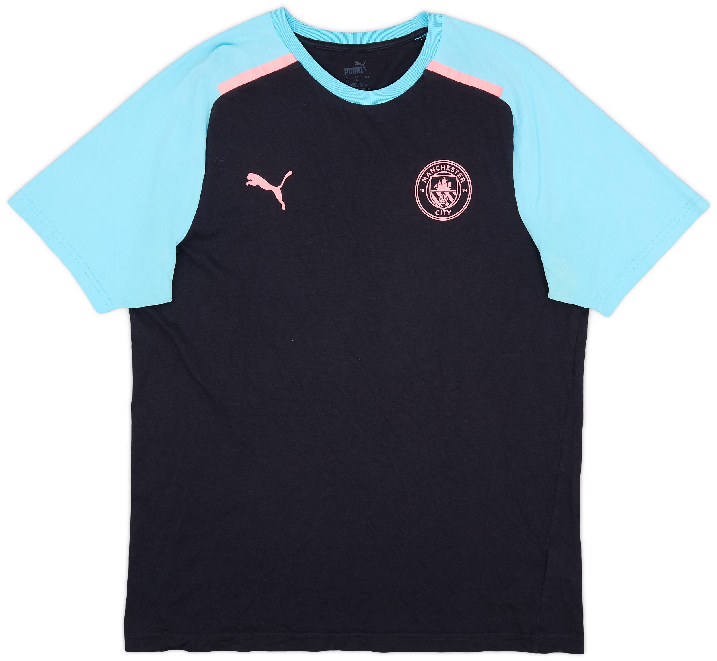 2023-24 Manchester City Puma Leisure Tee - 10/10 - (L)