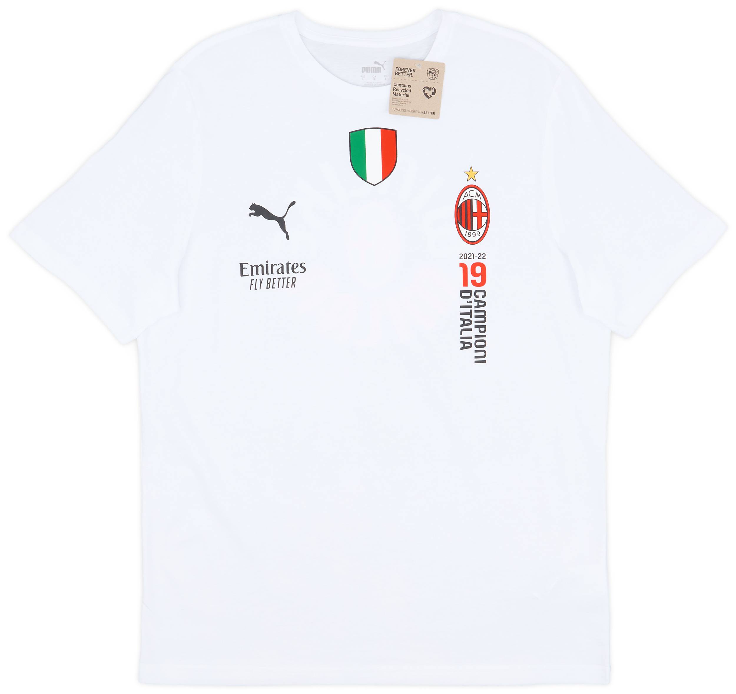 2021-22 AC Milan Puma Champions Tee