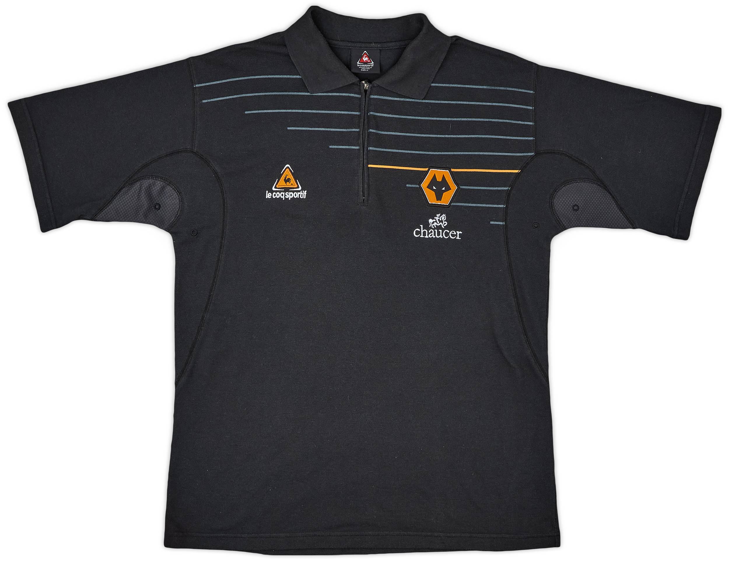 2009-10 Wolves Le Coq Sportif 1/4 Zip Polo Shirt - 9/10 - (L)