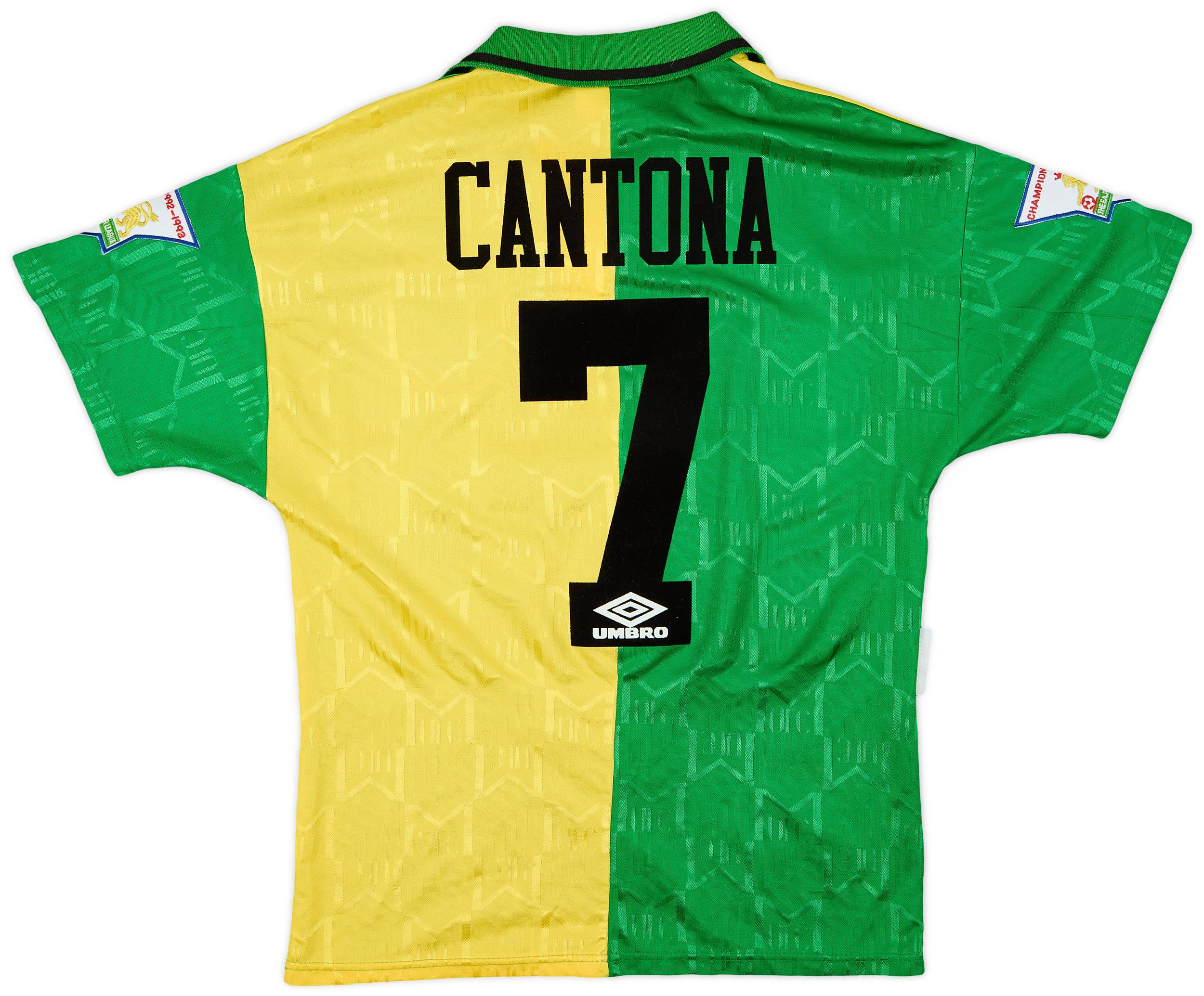 1992-94 Manchester United Third Shirt Cantona #7 - 9/10 - (S)