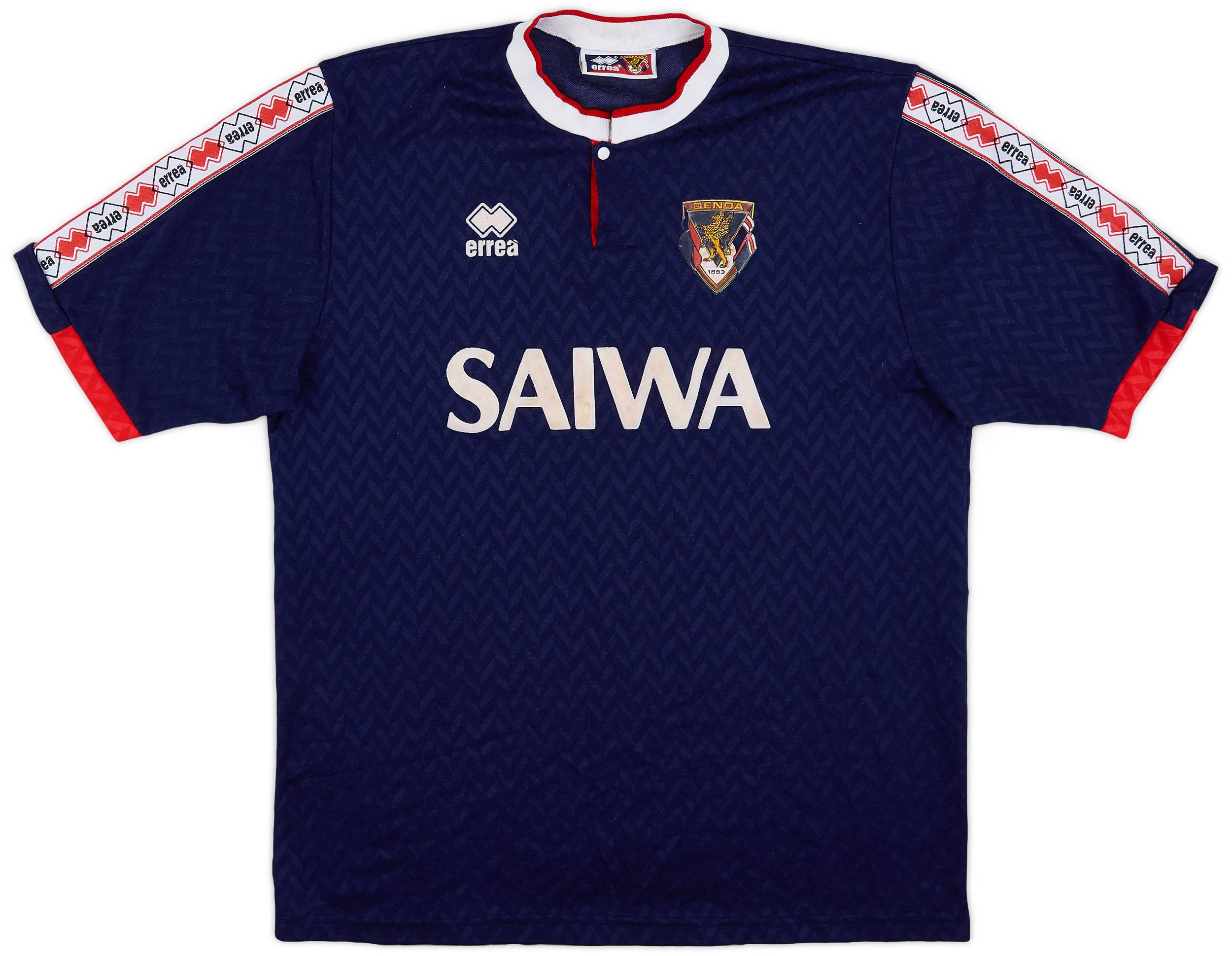 1992-94 Genoa Errea Training Shirt - 8/10 - (XL)