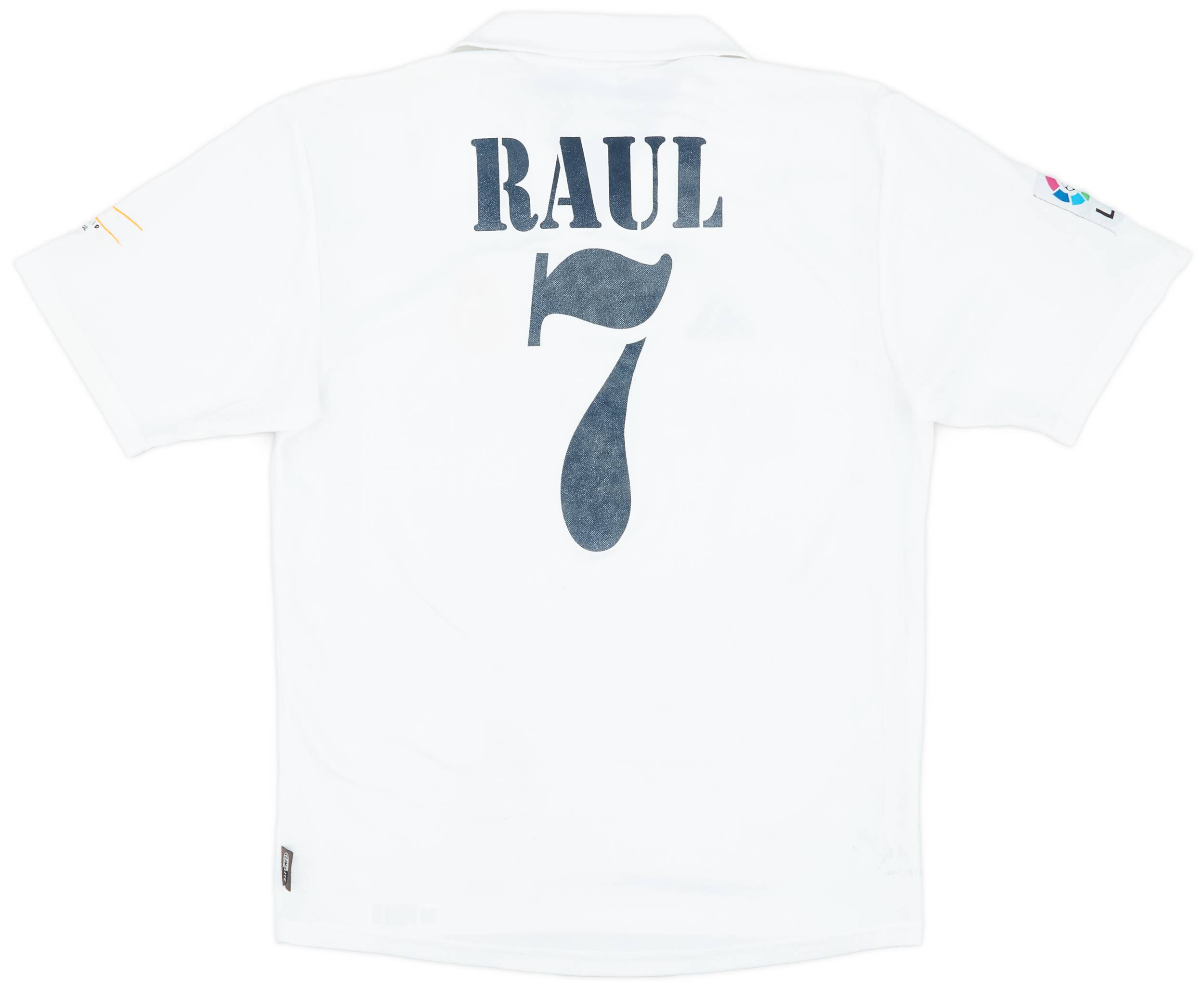 2002-03 Real Madrid Centenary Home Shirt Raul #7 - 5/10 - (S)