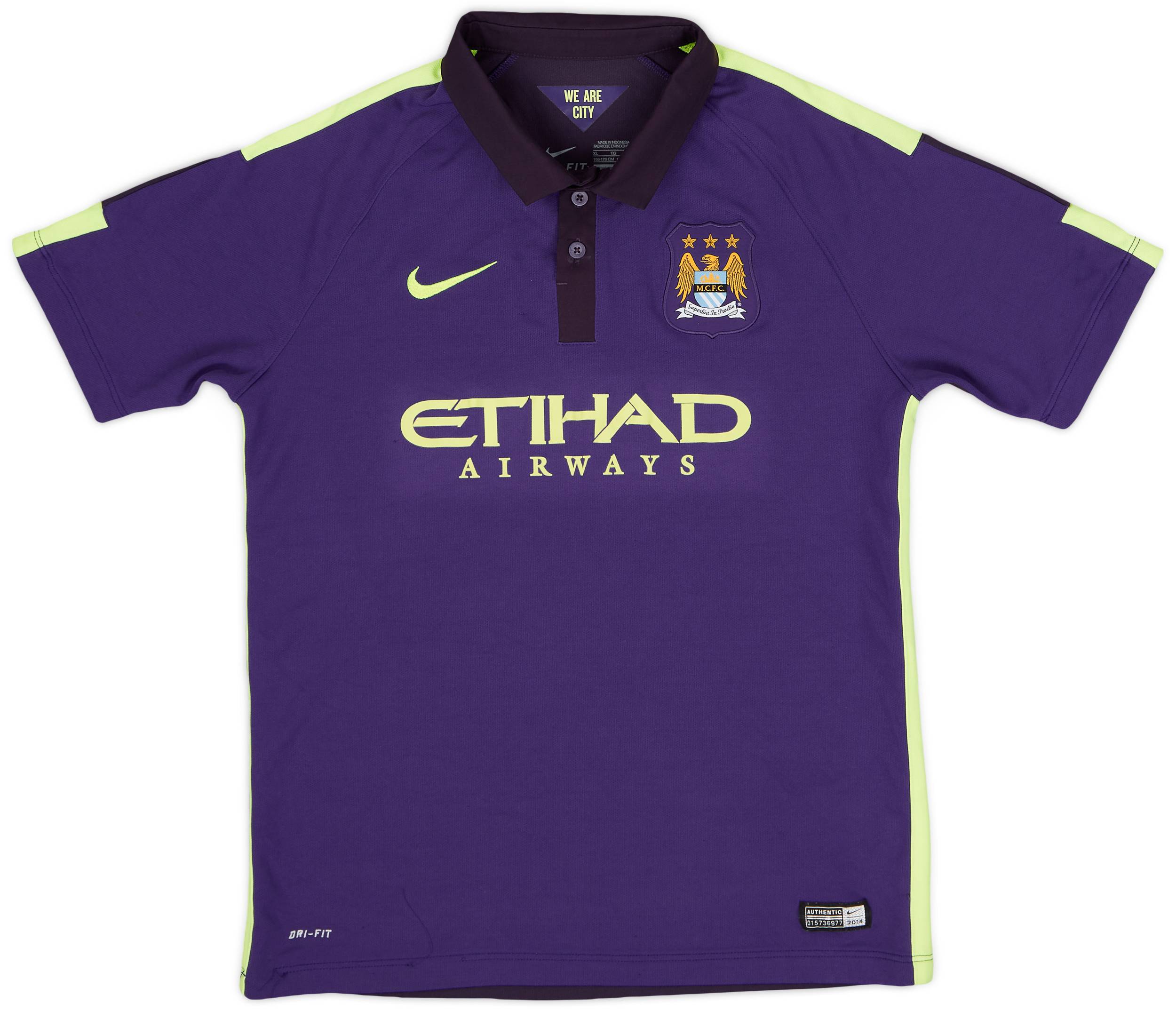 2014-15 Manchester City Third Shirt - 8/10 - (L.Boys)