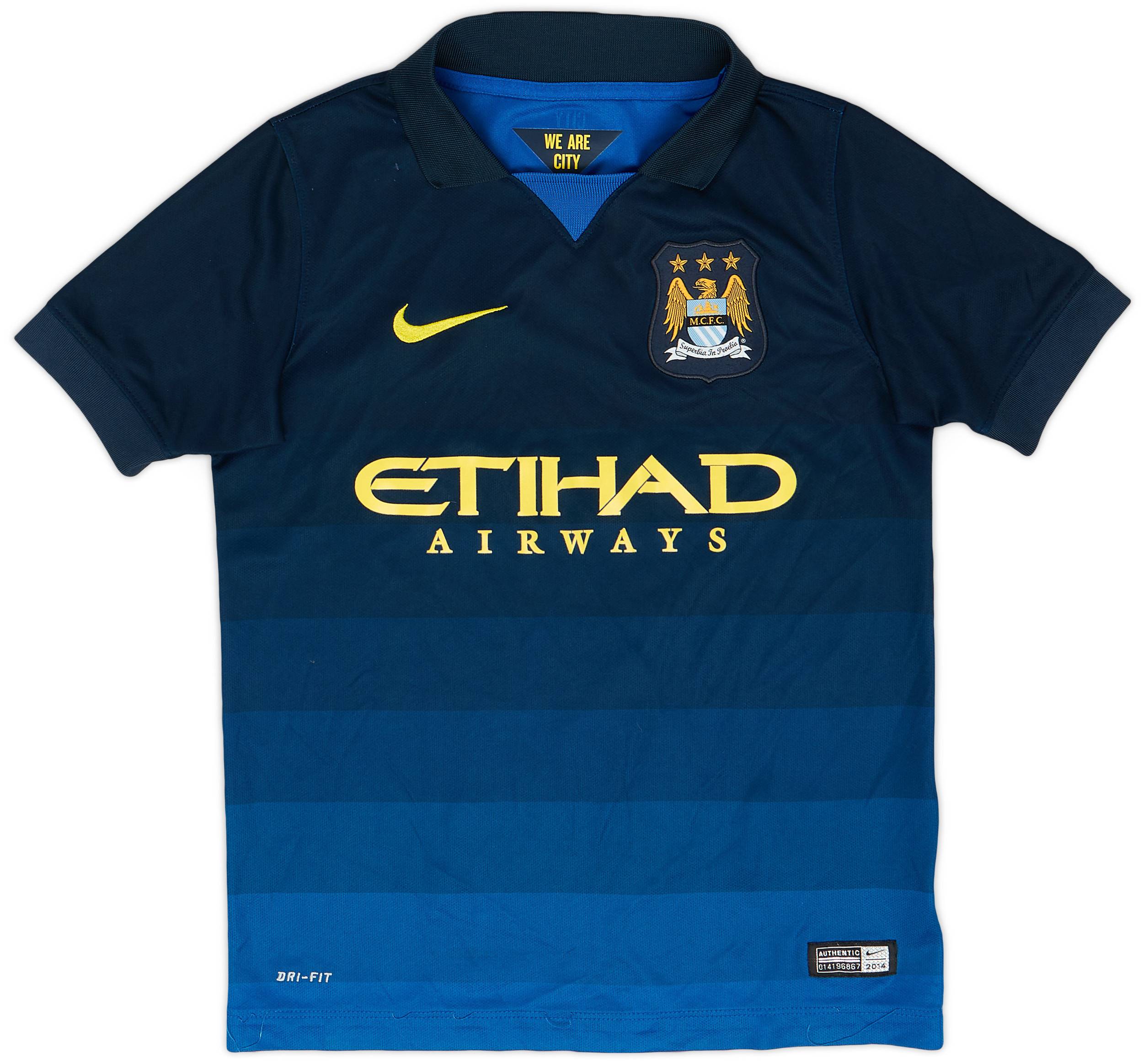 2014-15 Manchester City Away Shirt - 6/10 - (S.Boys)