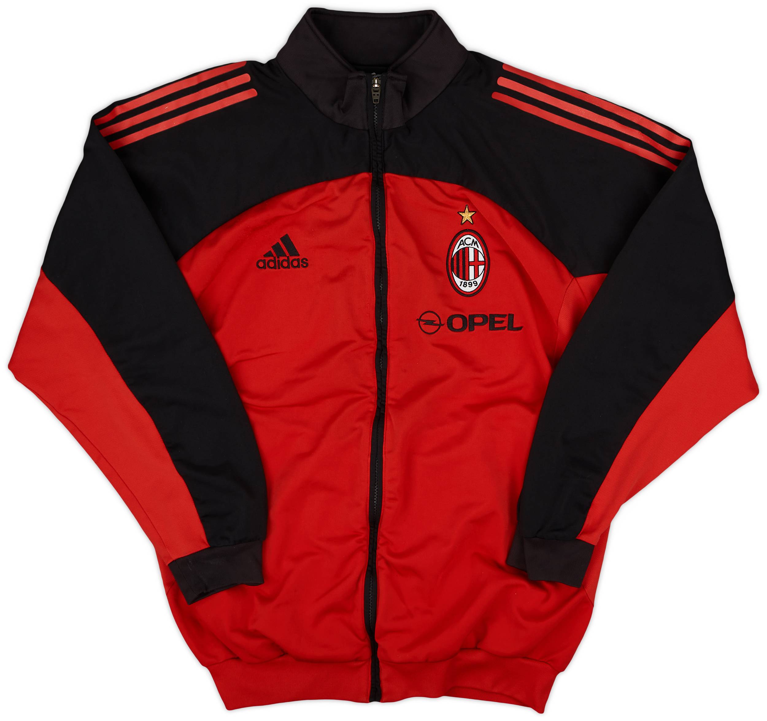 2001-02 AC Milan adidas Track Jacket - 6/10 - (L)