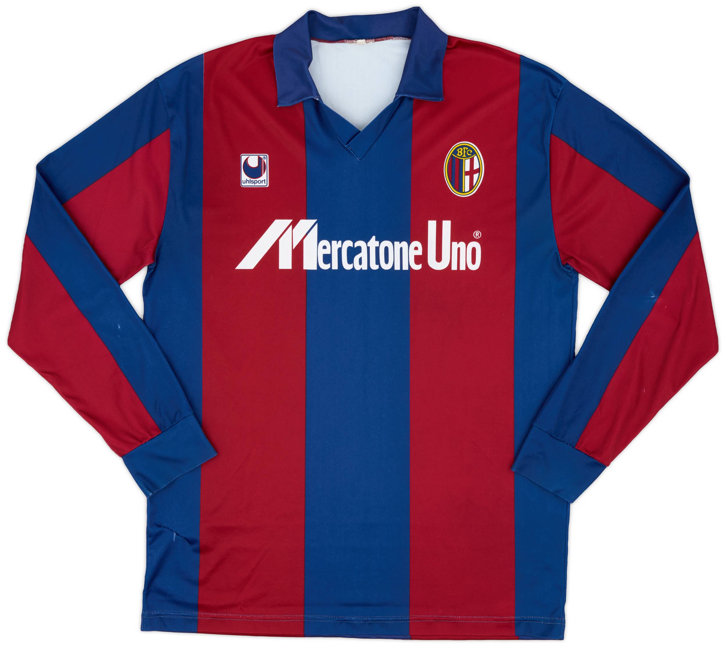 1989-91 Bologna Home L/S Shirt - 6/10 - (L)