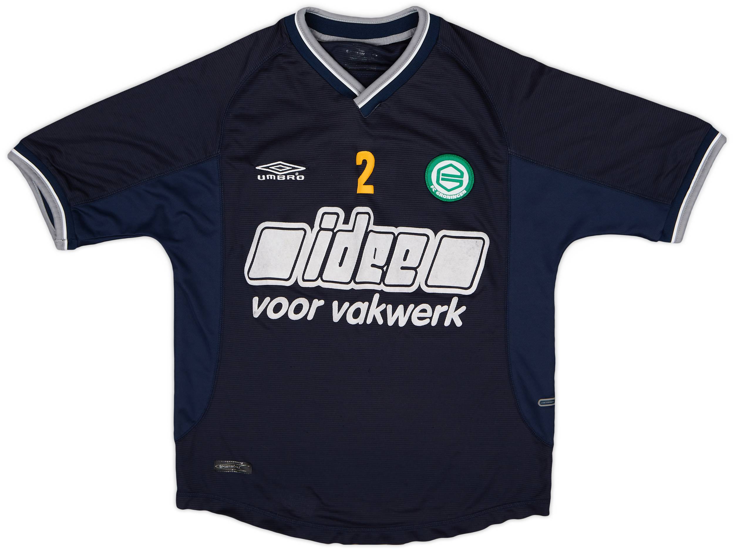 2001-02 Groningen Player Issue Umbro Training Shirt #2 - 8/10 - (S)