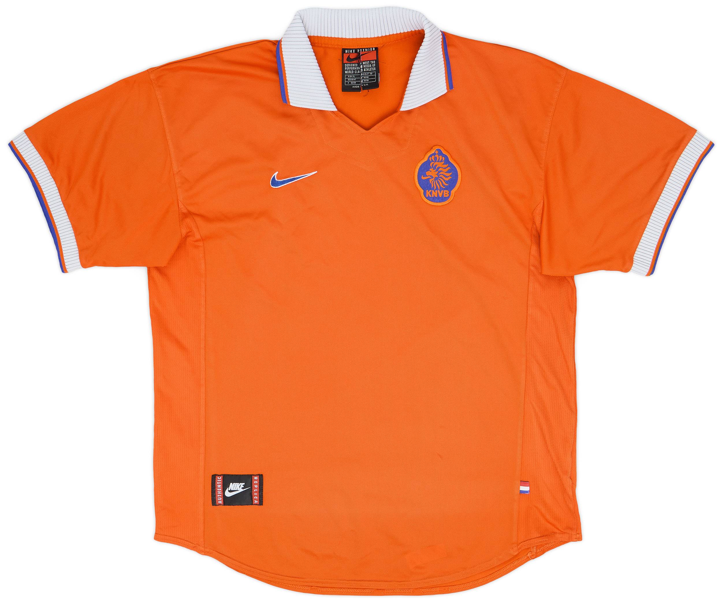 1997-98 Netherlands Home Shirt - 7/10 - (XL)