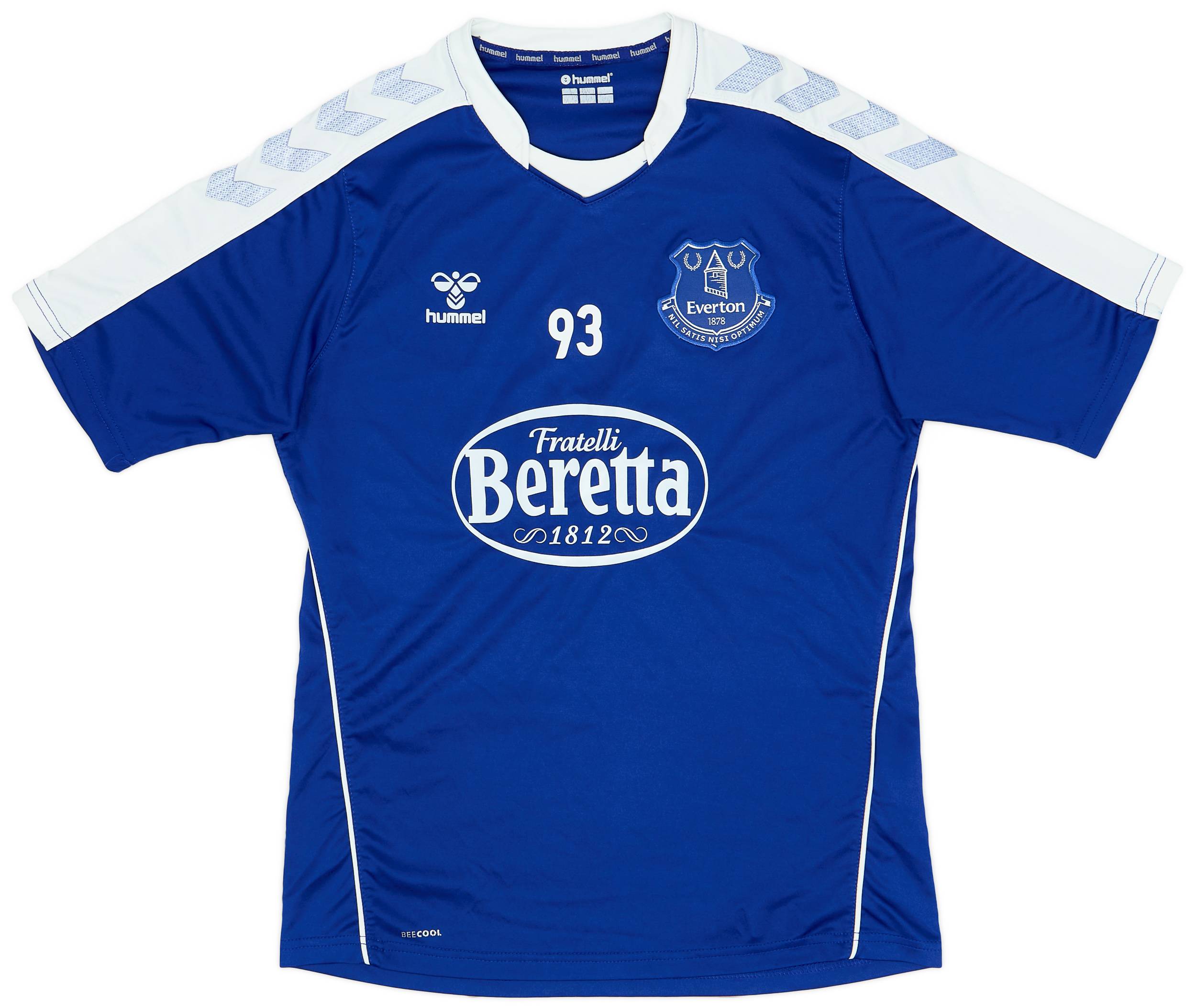 2020-21 Everton Player Issue Hummel Training Shirt #93 - 7