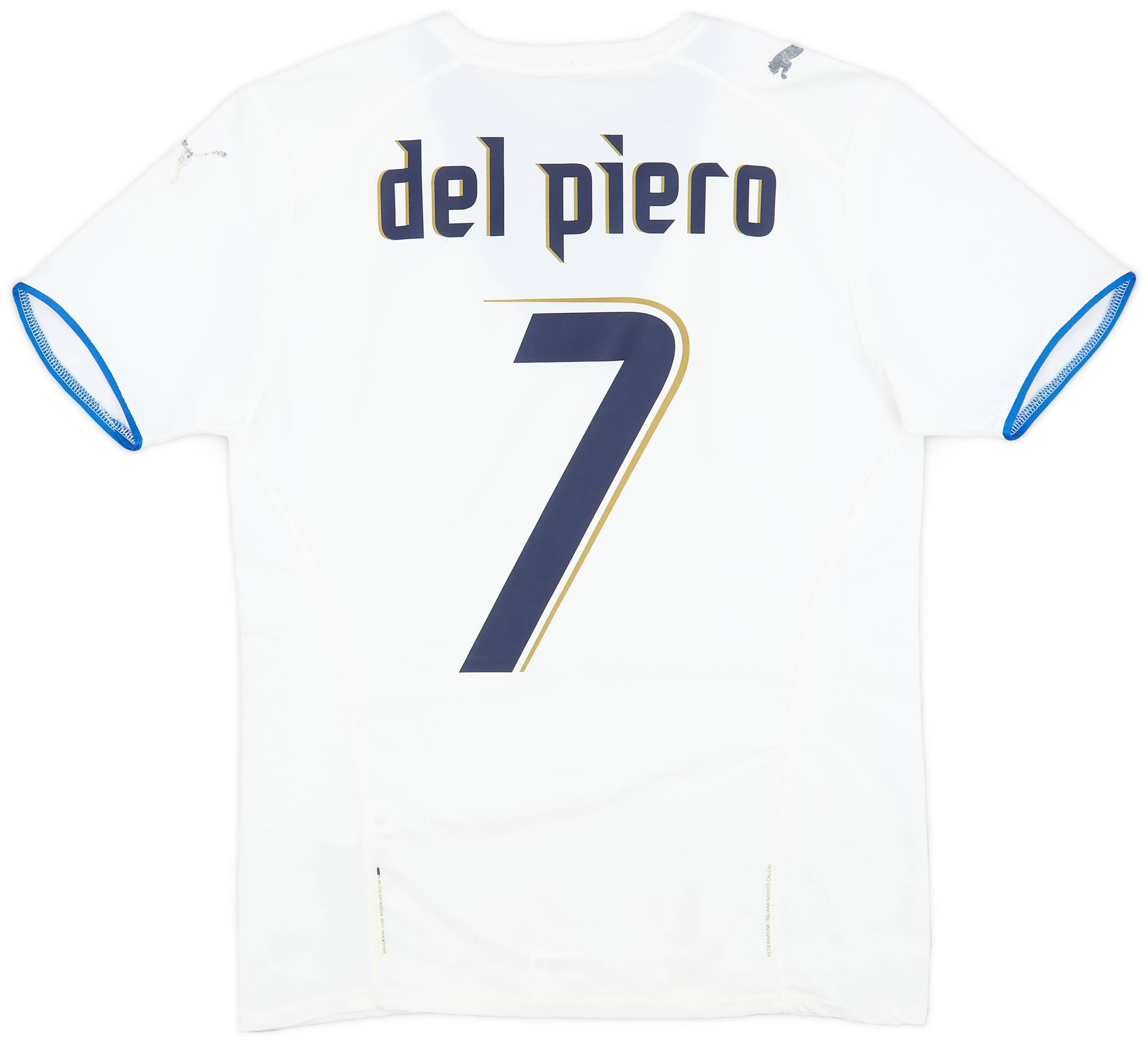 2006 Italy Away Shirt Del Piero #7 - 7/10 - (S)