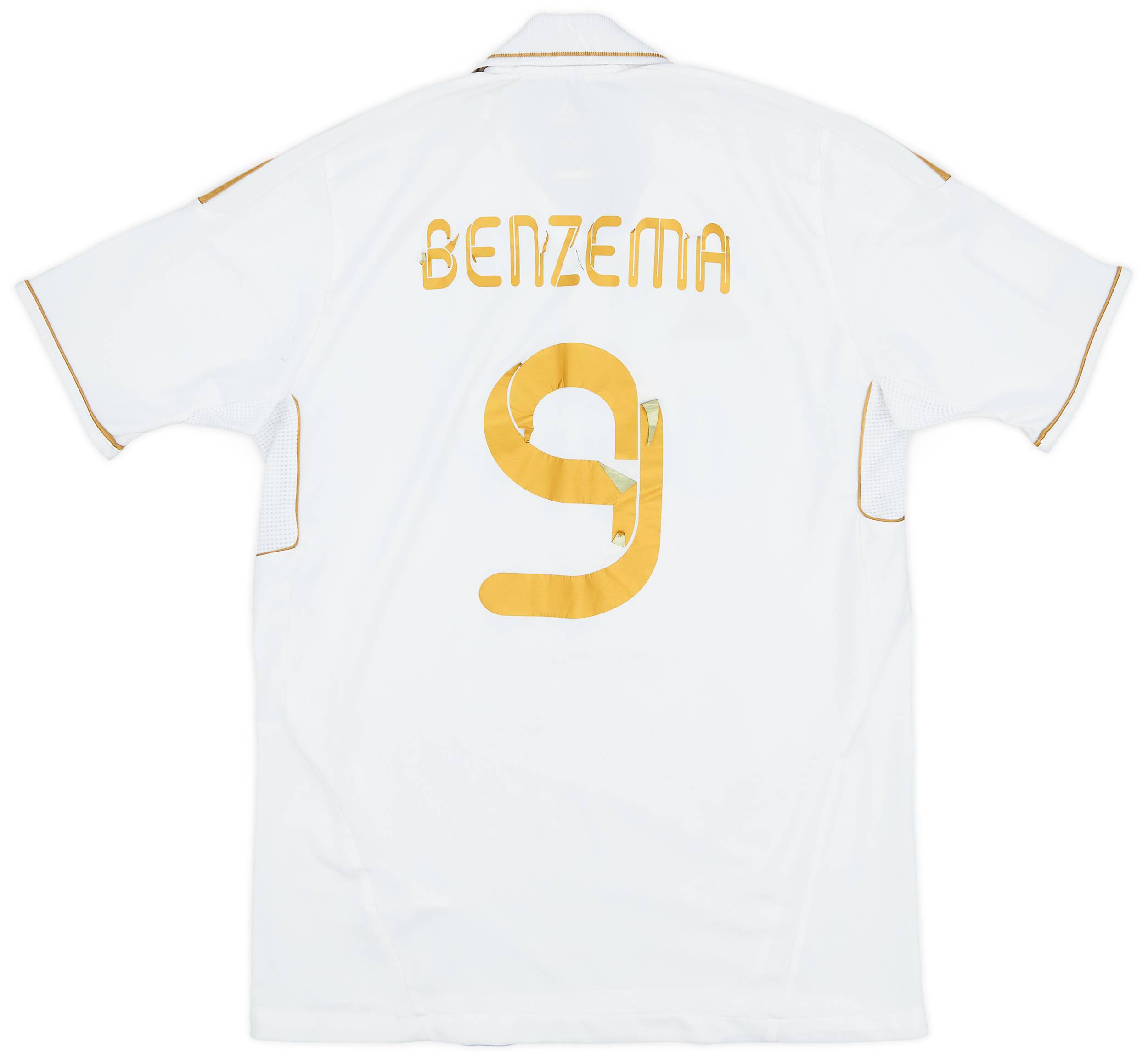 2011-12 Real Madrid Home Shirt Benzema #9 - 4/10 - (XL.Boys)
