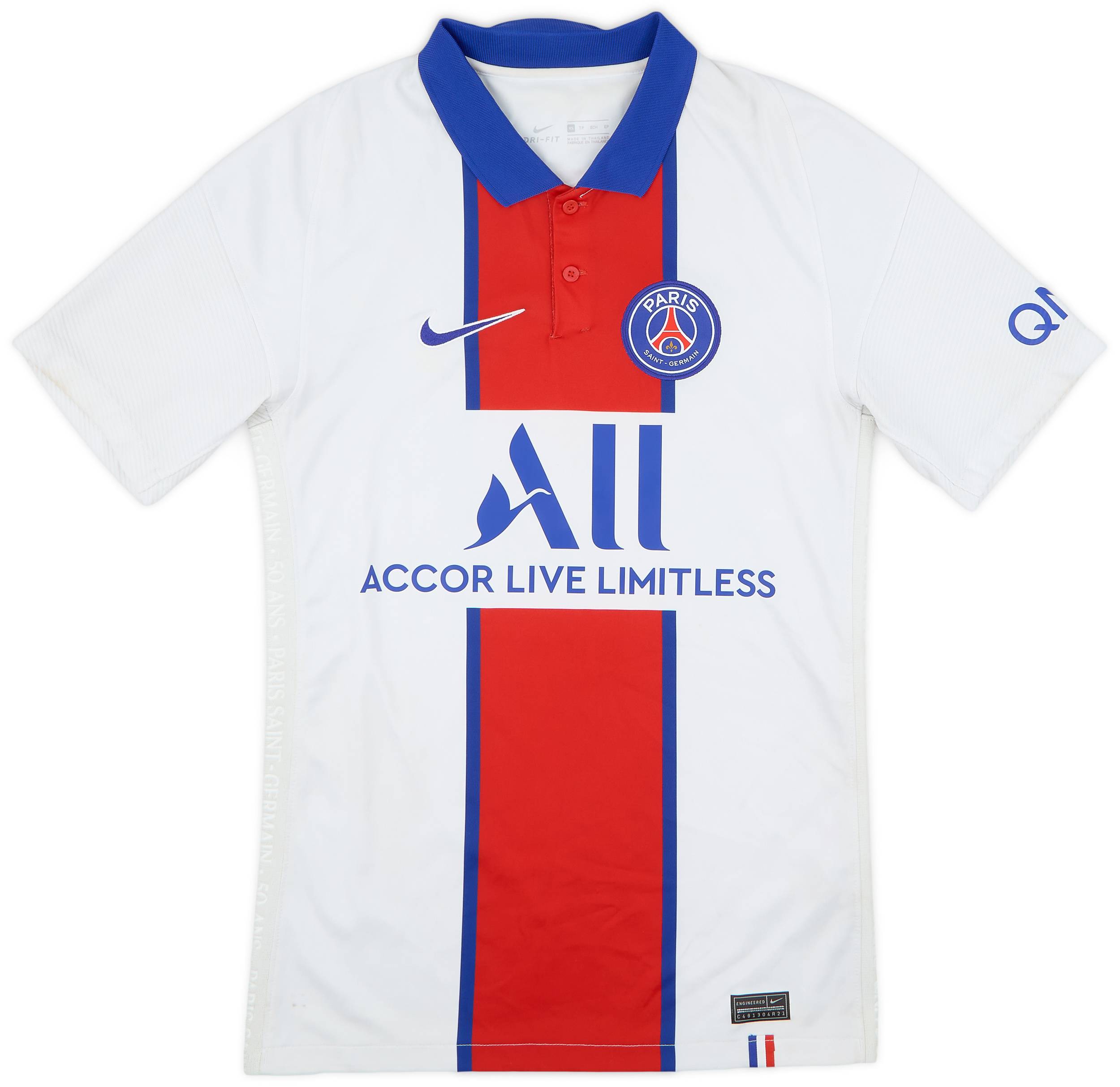 2020-21 Paris Saint-Germain Away Shirt - 6/10 - (XS)