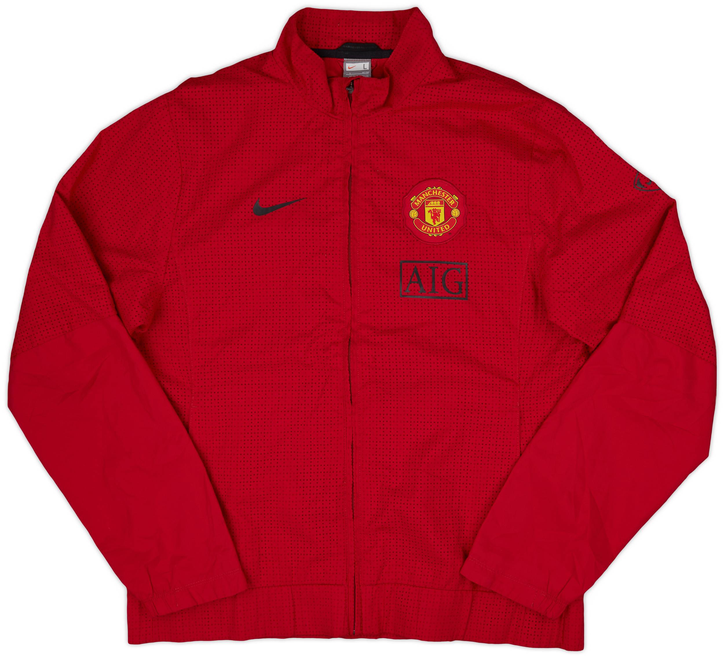 2009-10 Manchester United Nike Track Jacket - 8/10 - (L)