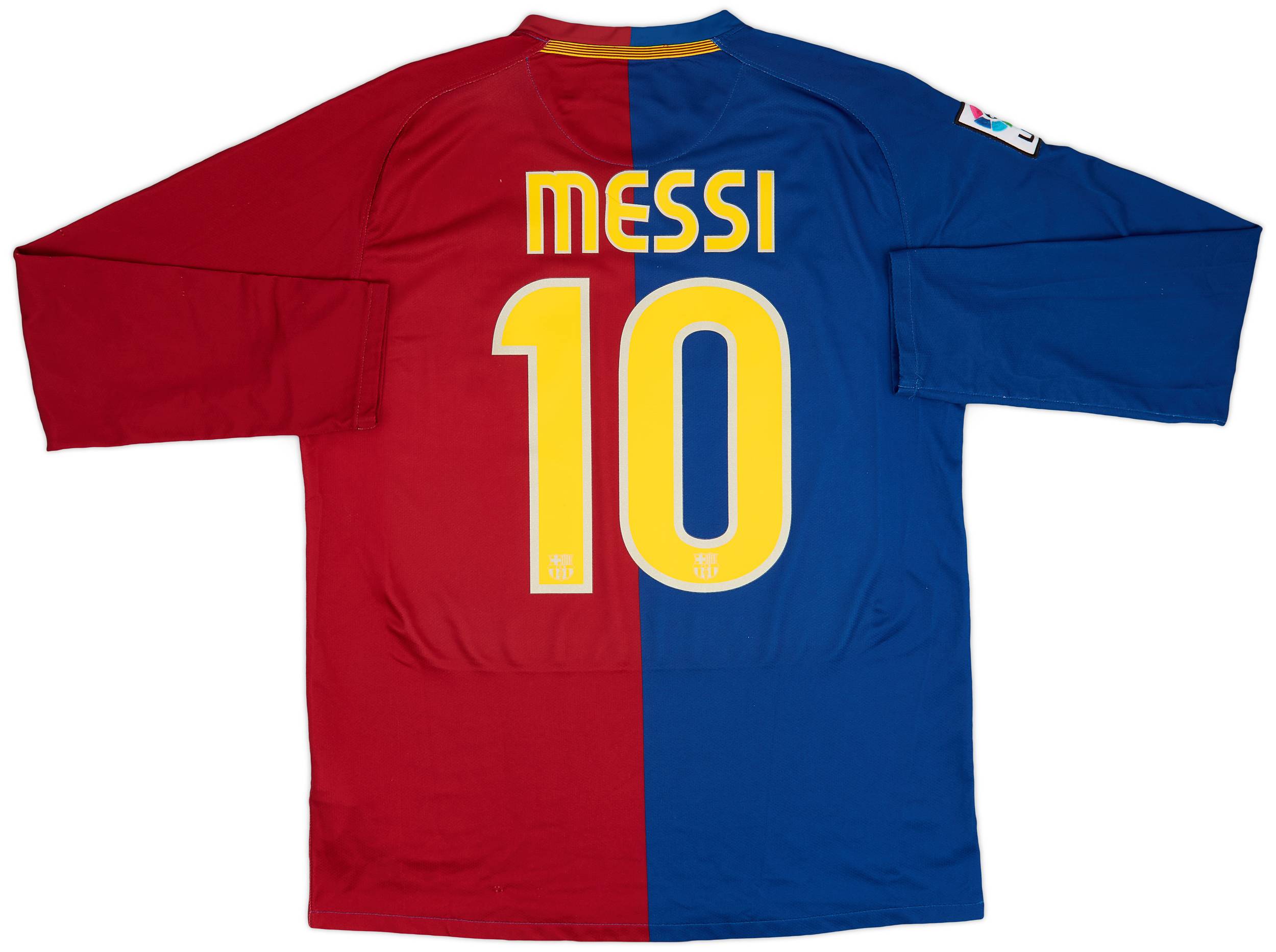 FC Barcelona Messi 10番シャツ 2008-09 Barcelona Home L/S Shirt Messi #10 - 6/10 - (M)