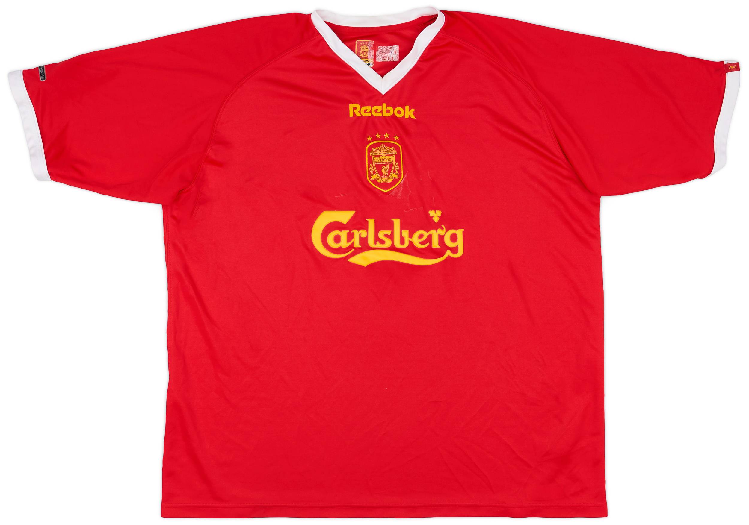 2001 liverpool shirt best sale
