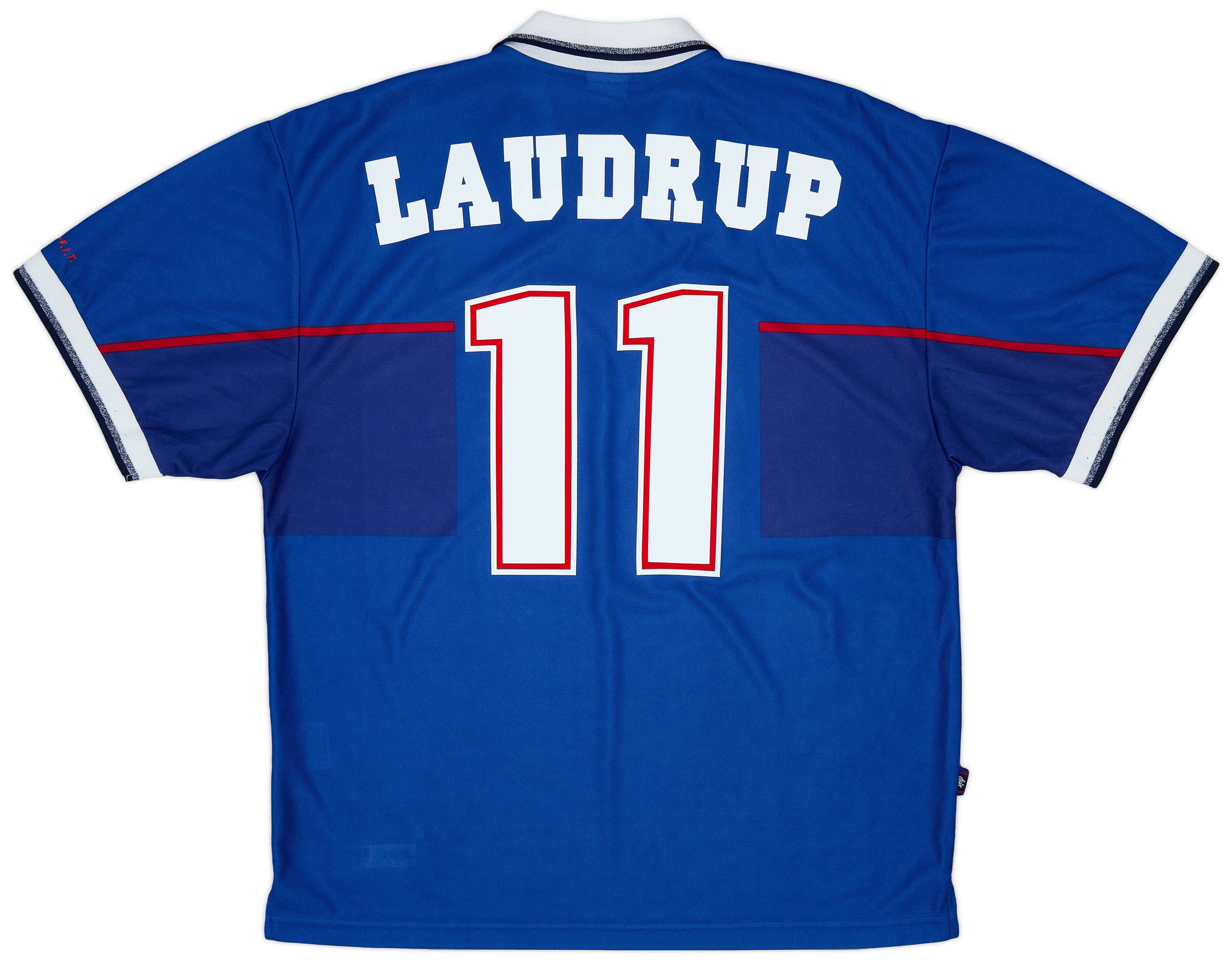 1997-99 Rangers Home Shirt Laudrup #11 - 8/10 - (XL)