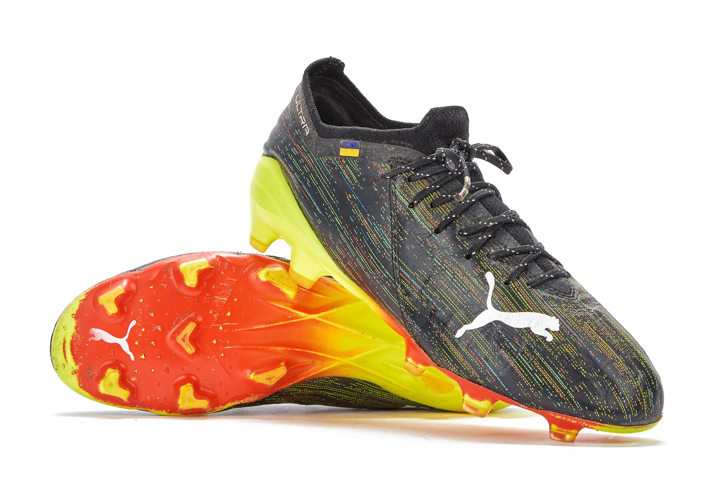 2021 Puma Match Worn Ultra 1.2 Football Boots Oleksandr Zinchenko 3 10 FG AG 7