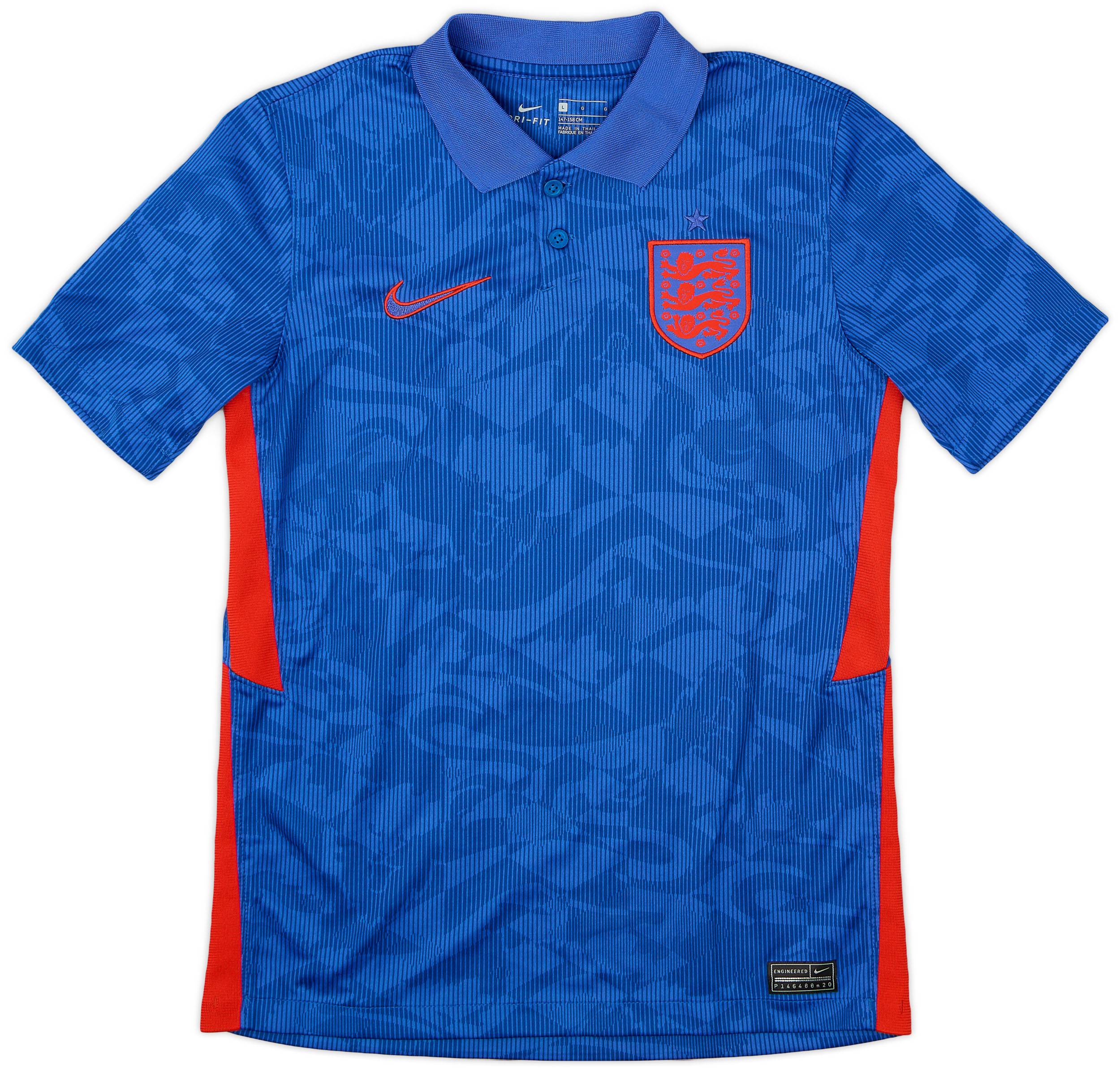 2020-21 England Away Shirt - 9/10 - (XL.Boys)