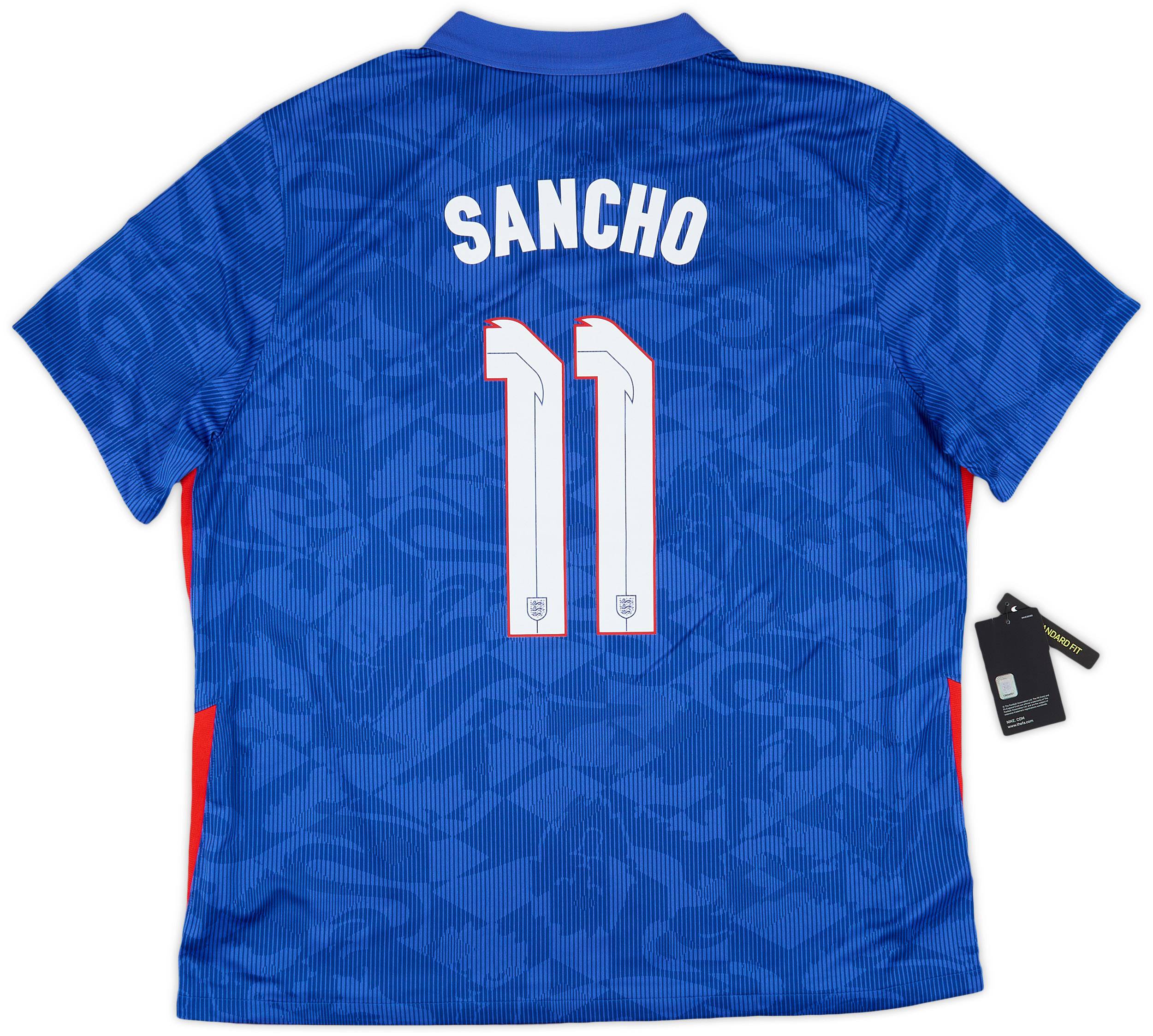 2020-21 England Away Shirt Sancho #11 (XXL)
