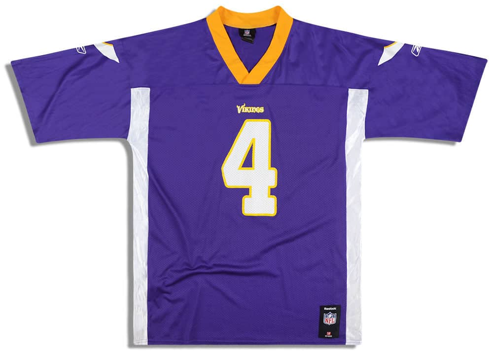 2009-10 Minnesota Vikings Favre #4 Reebok Replica Jersey (Home) Y