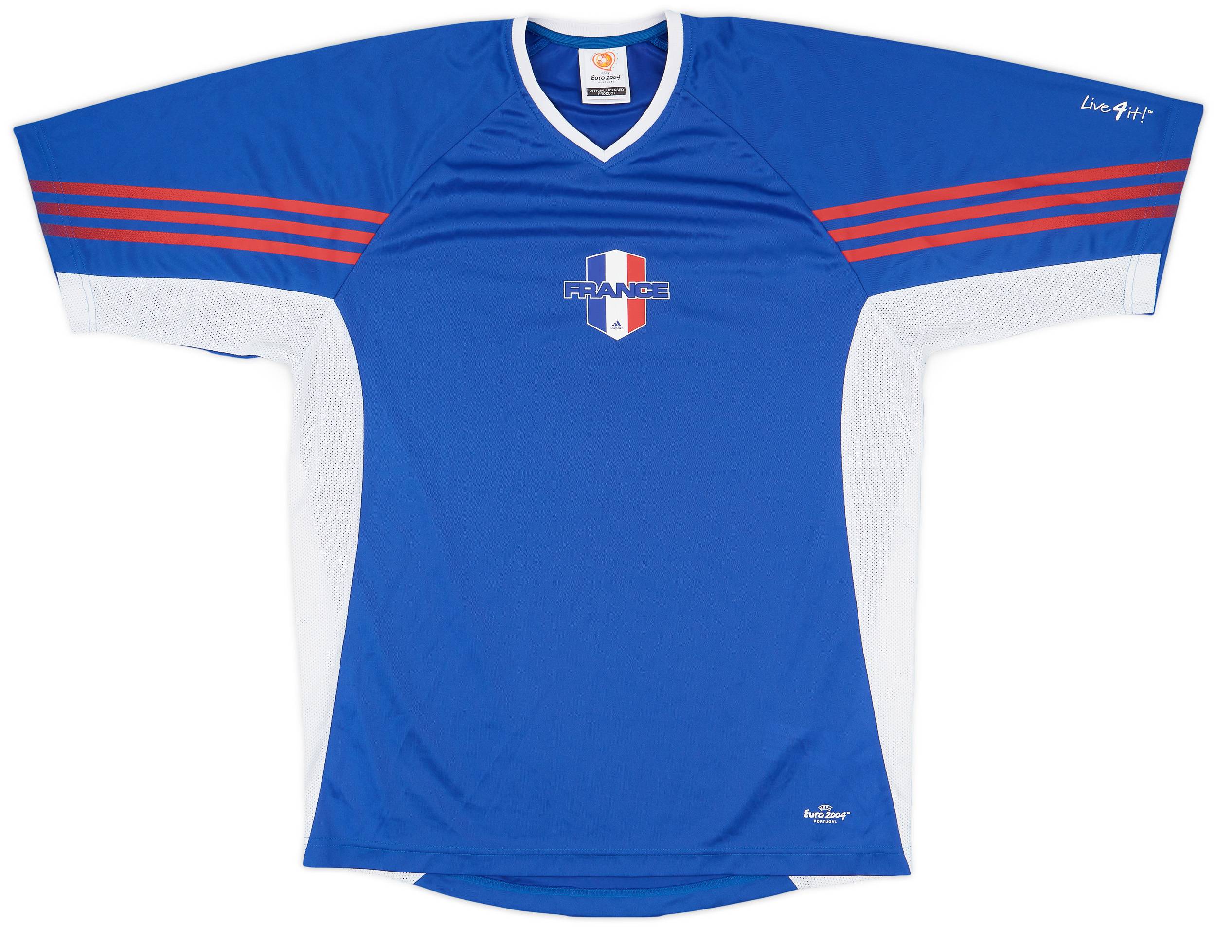 2004 France 'Euro 2004' Training Shirt - 9/10 - (M)
