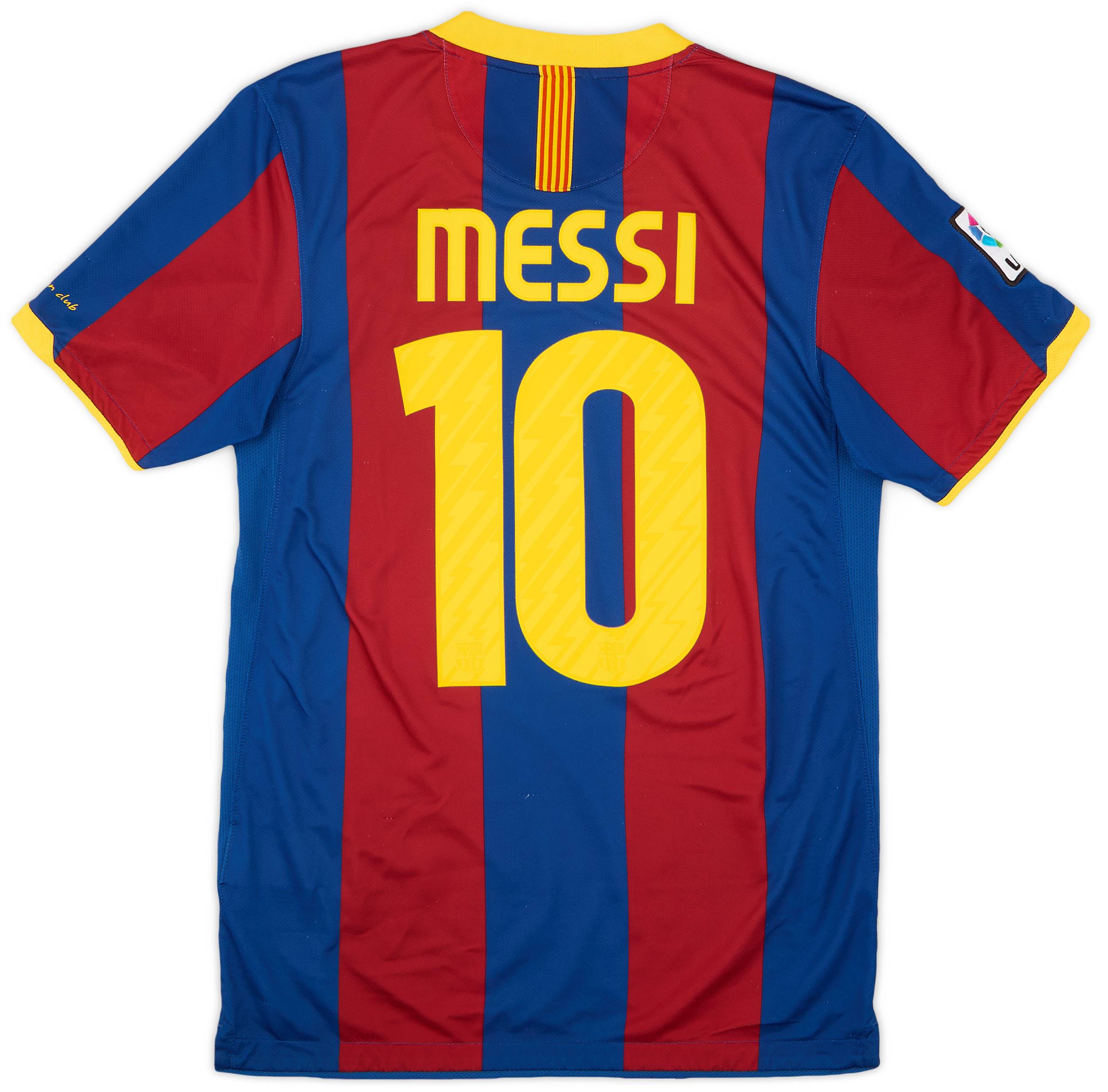 2010-11 Barcelona Home Shirt Messi #10 - 8/10 - (S)
